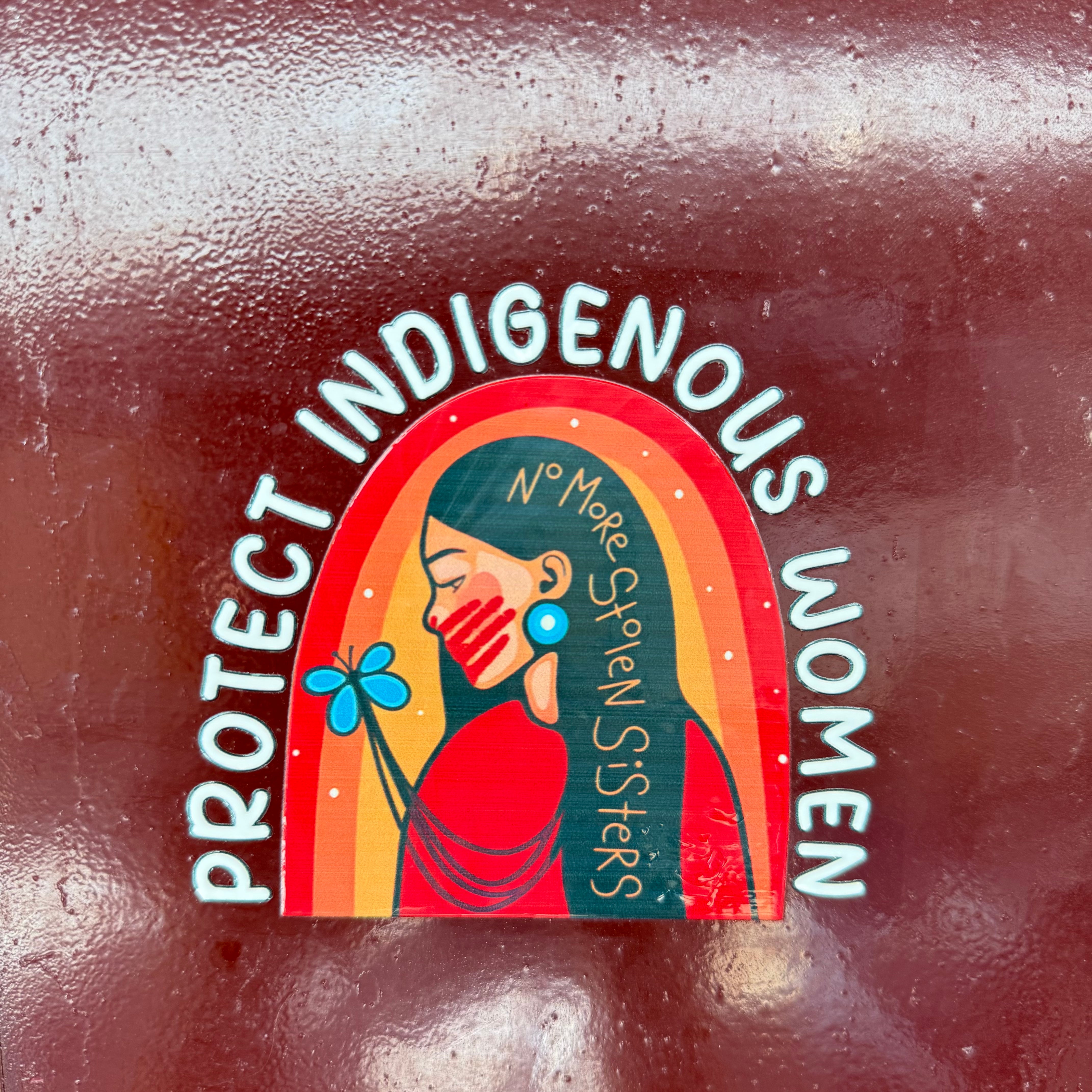 Protect Indigenous Women Decal - MMIW No More Stolen Sisters