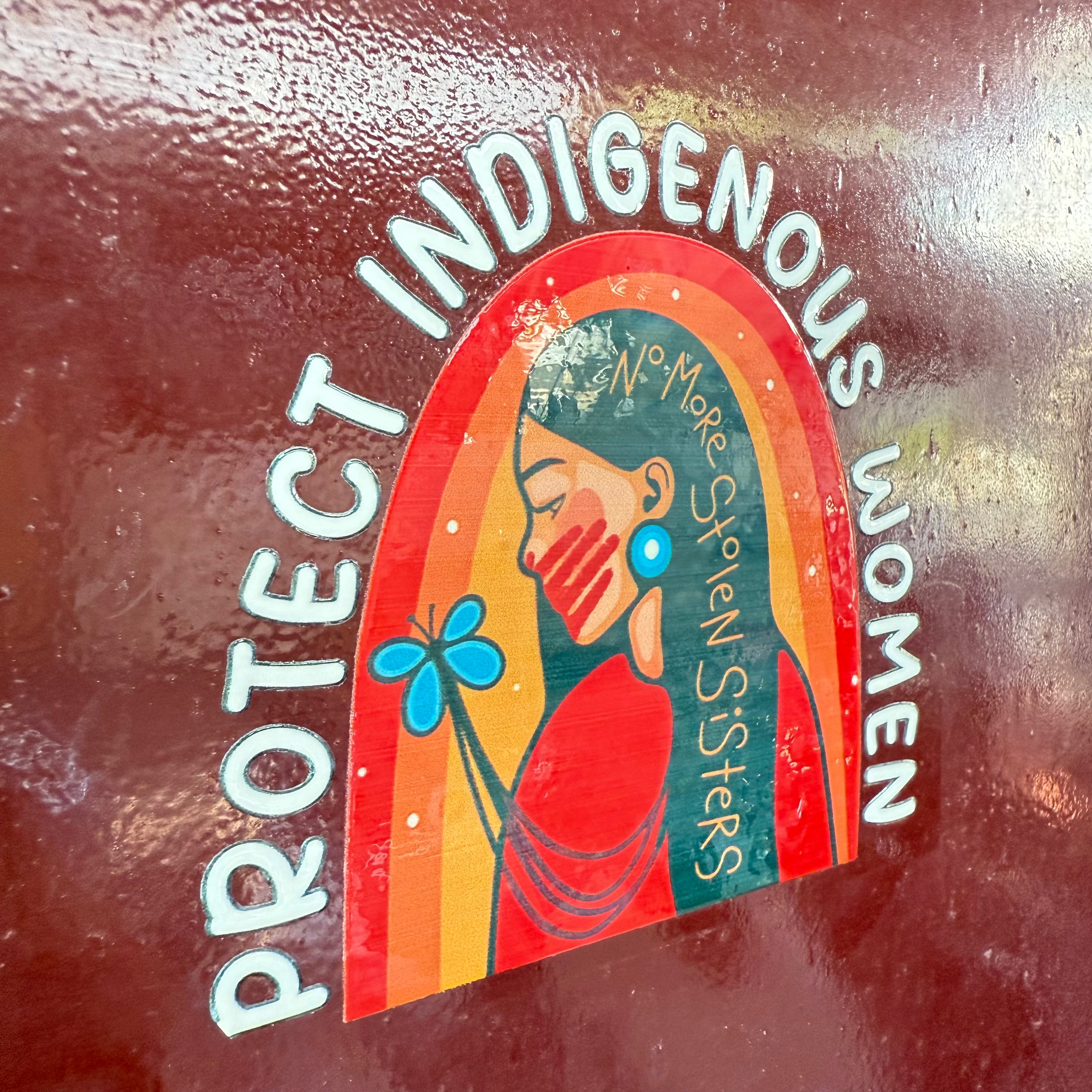 Protect Indigenous Women Decal - MMIW No More Stolen Sisters