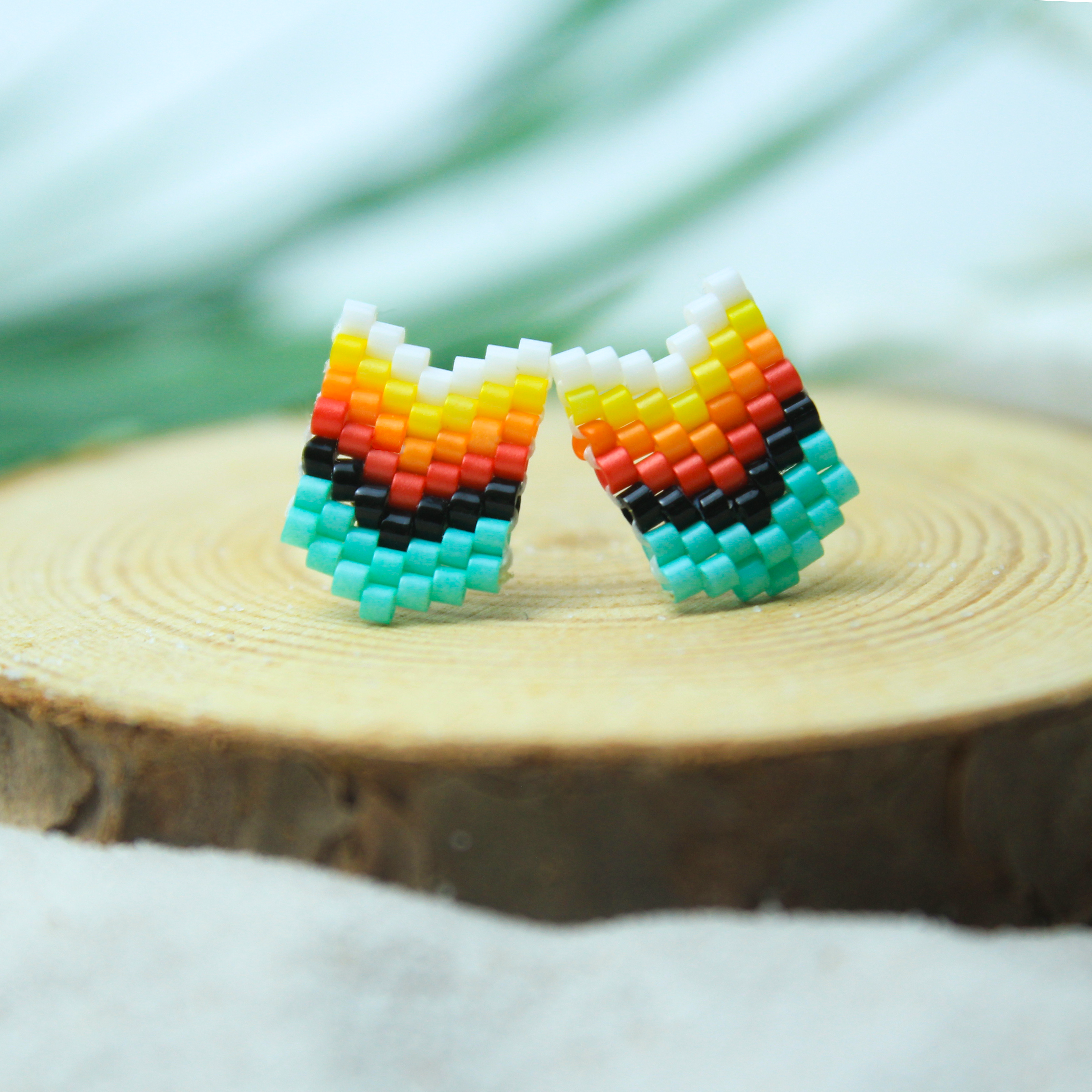 SALE 50% OFF - Native Style Miyuki  Beaded Handmade Earrings For Women