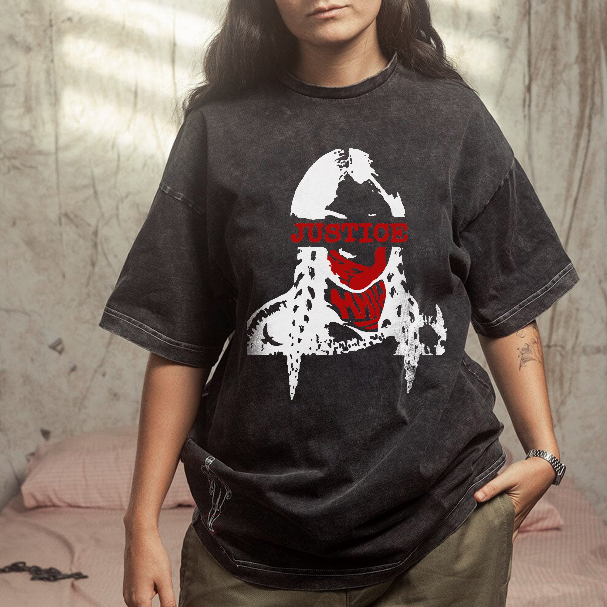 Justice For MMIW – MMIW Unisex Mineral Washed T-Shirt