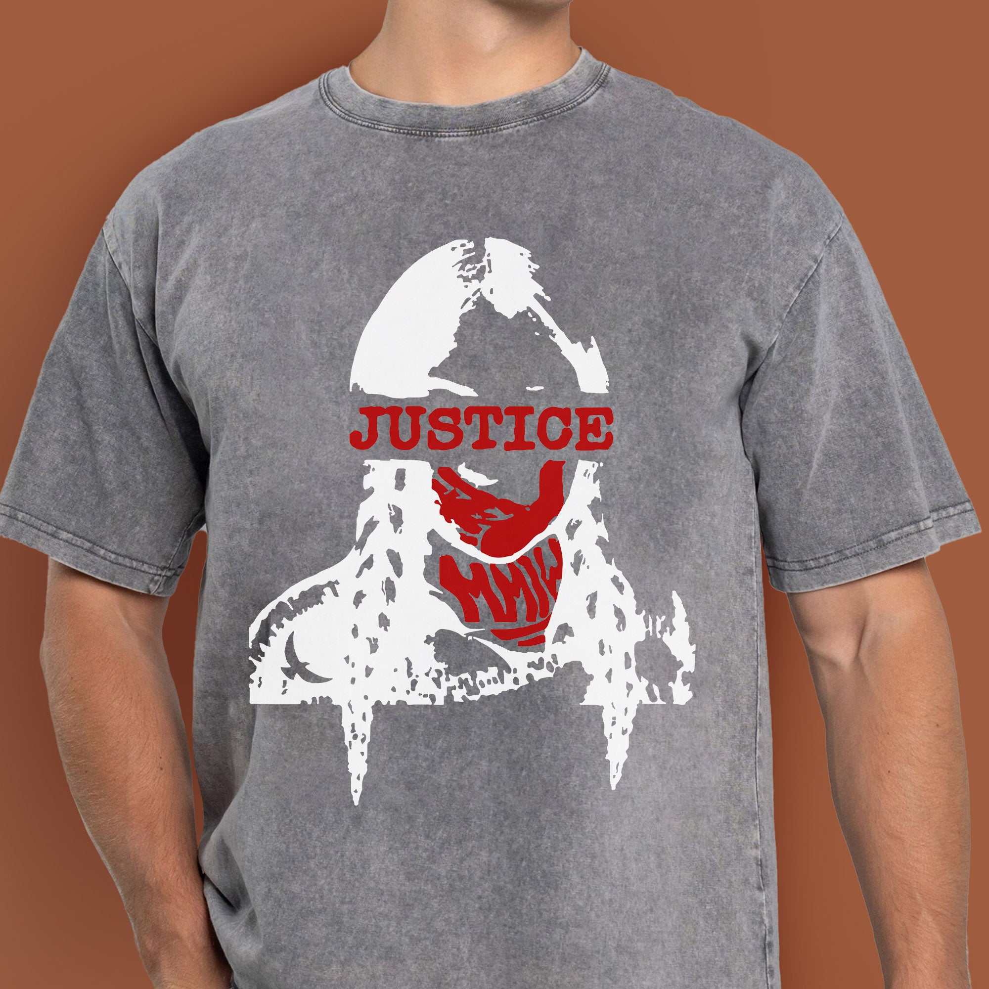 Justice For MMIW – MMIW Unisex Mineral Washed T-Shirt