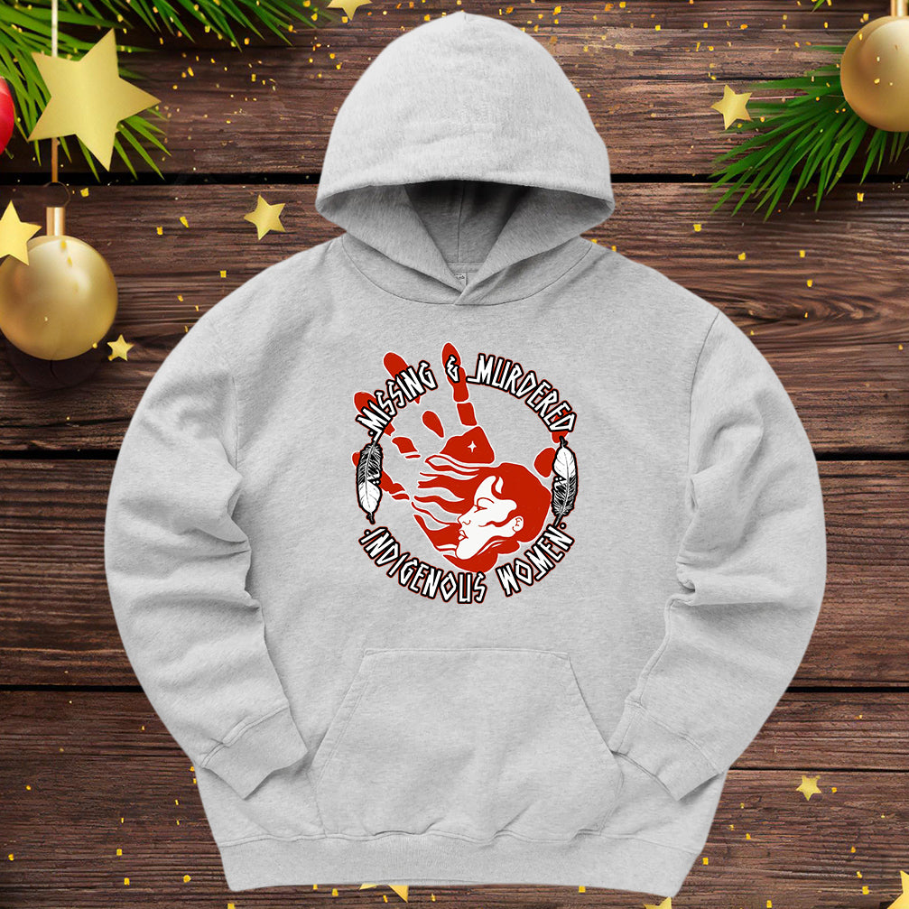 MMIW Red Hand Missing Murdered Indigenous Women Unisex Hoodie/Sweatshirt/T-Shirt