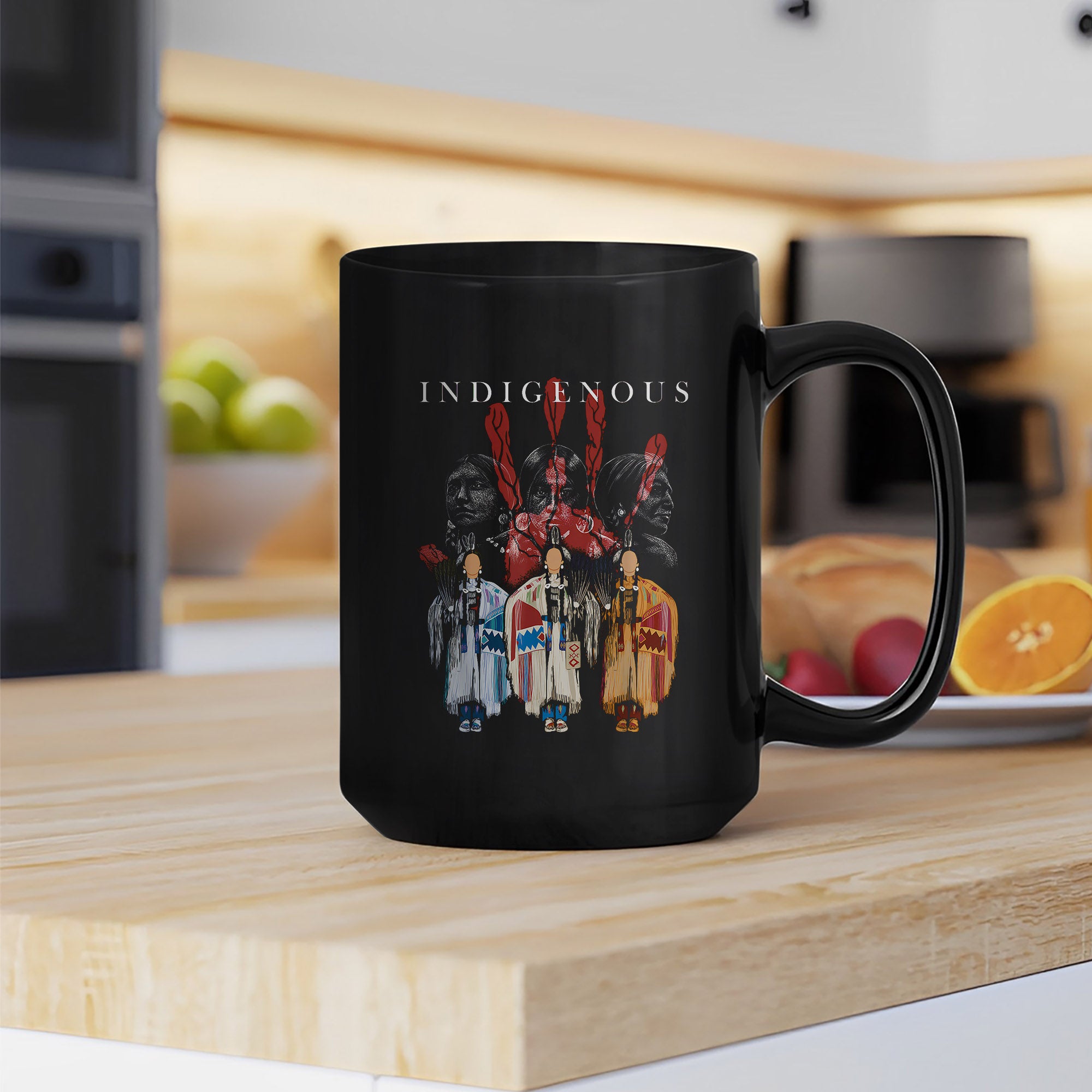 Indigenous Sisters Ceramic Coffee Mug