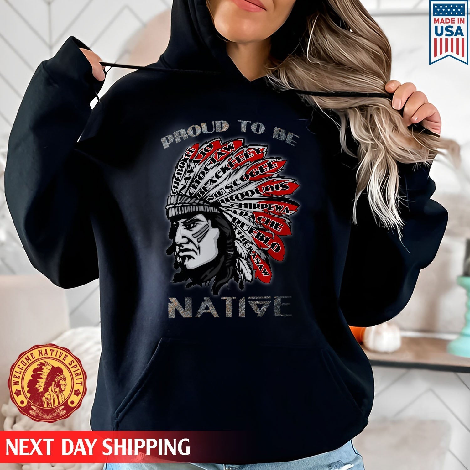 Native American Proud To Be Father Unisex T-shirt/Hoodie/Sweatshirt