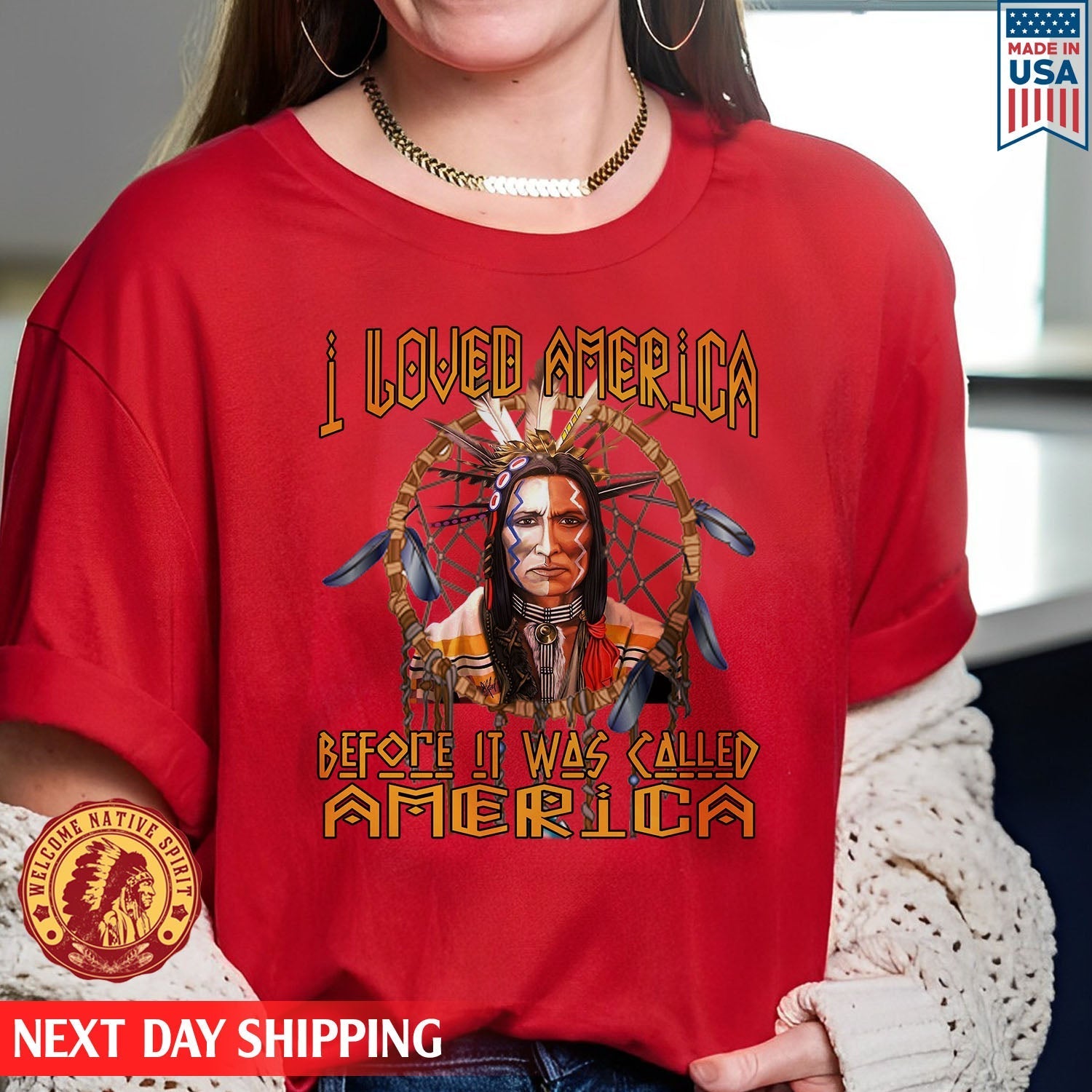 Native American I Loved America Before It Was Called America Unisex T-shirt/Hoodie/Sweatshirt