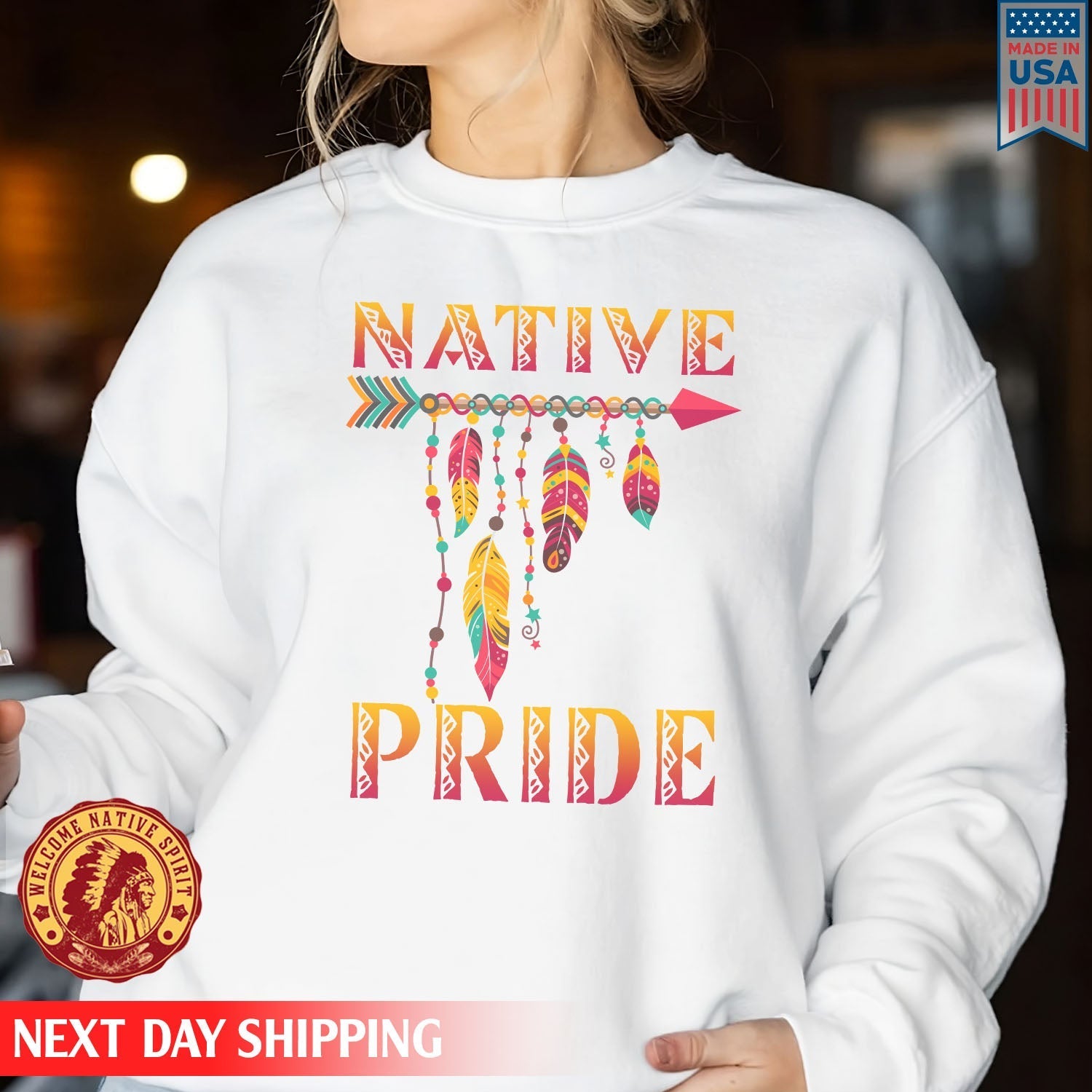 Native American Pride Feather Native Unisex T-shirt/Hoodie/Sweatshirt