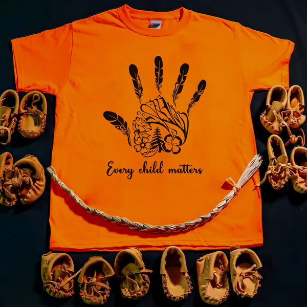 Every Child Matters Native Handprint Luxe Native American Unisex  T-Shirt/Hoodie/Sweatshirt