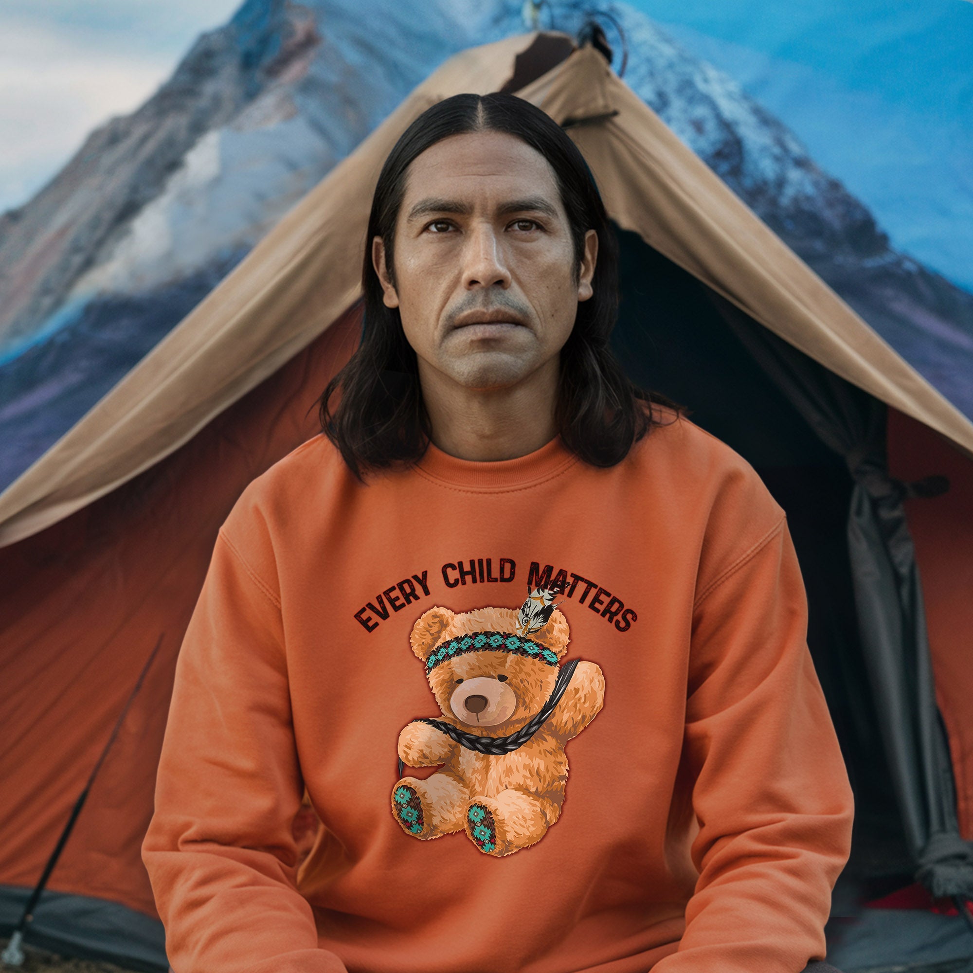 Every Child Matters Baby Bear Native American Unisex T-shirt/Hoodie/Sweatshirt