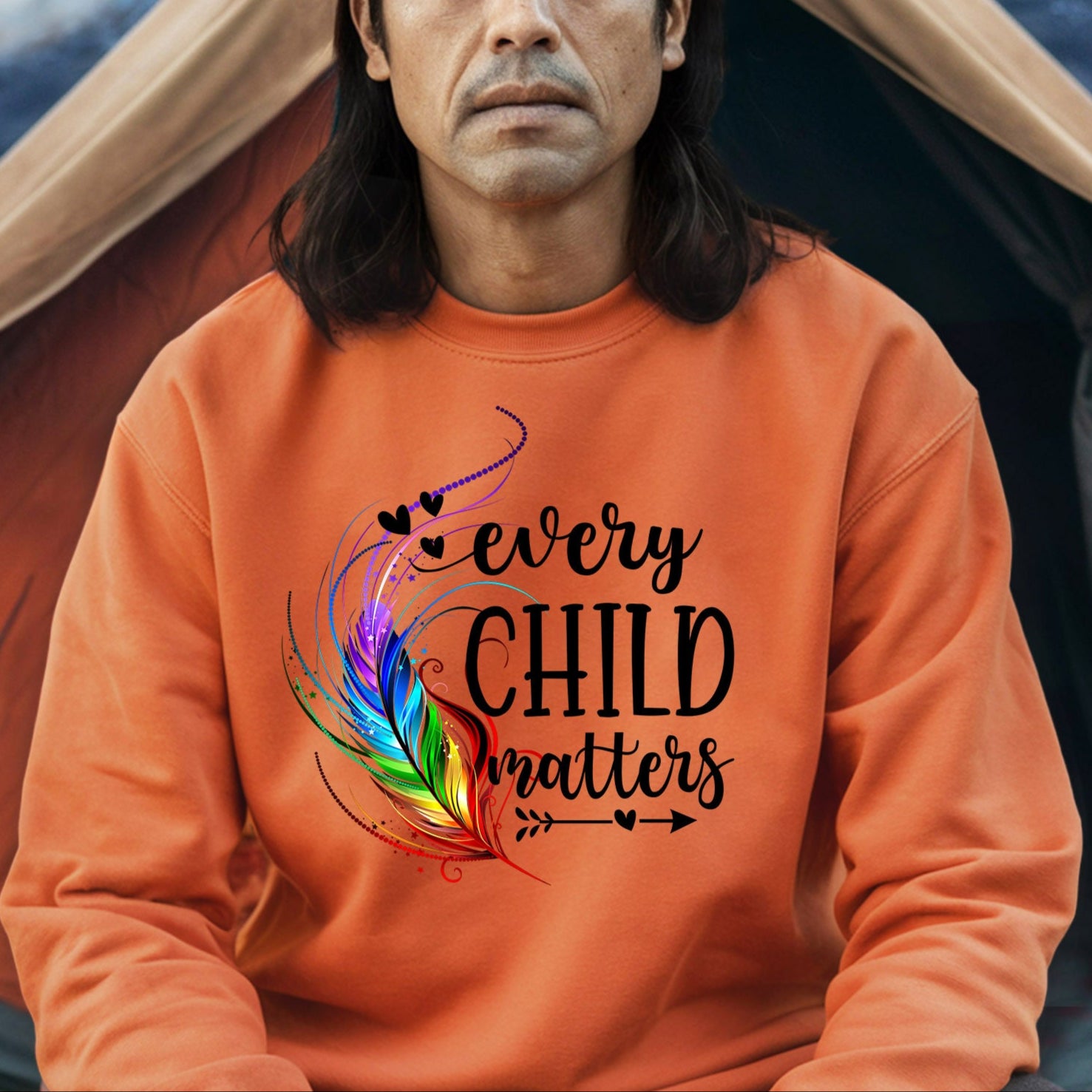 Every Child Matters Native Feathers Native American Unisex T-Shirt/Hoodie/Sweatshirt