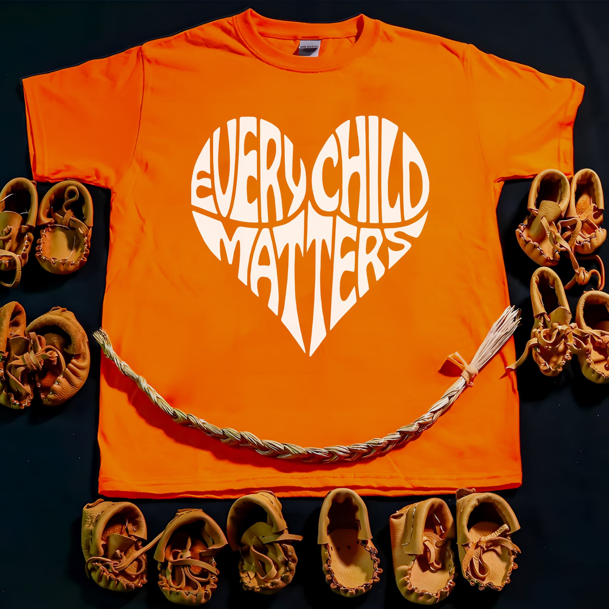 Every Child Matters Native Children Cared By Heart Native American Unisex T-Shirt/Hoodie/Sweatshirt