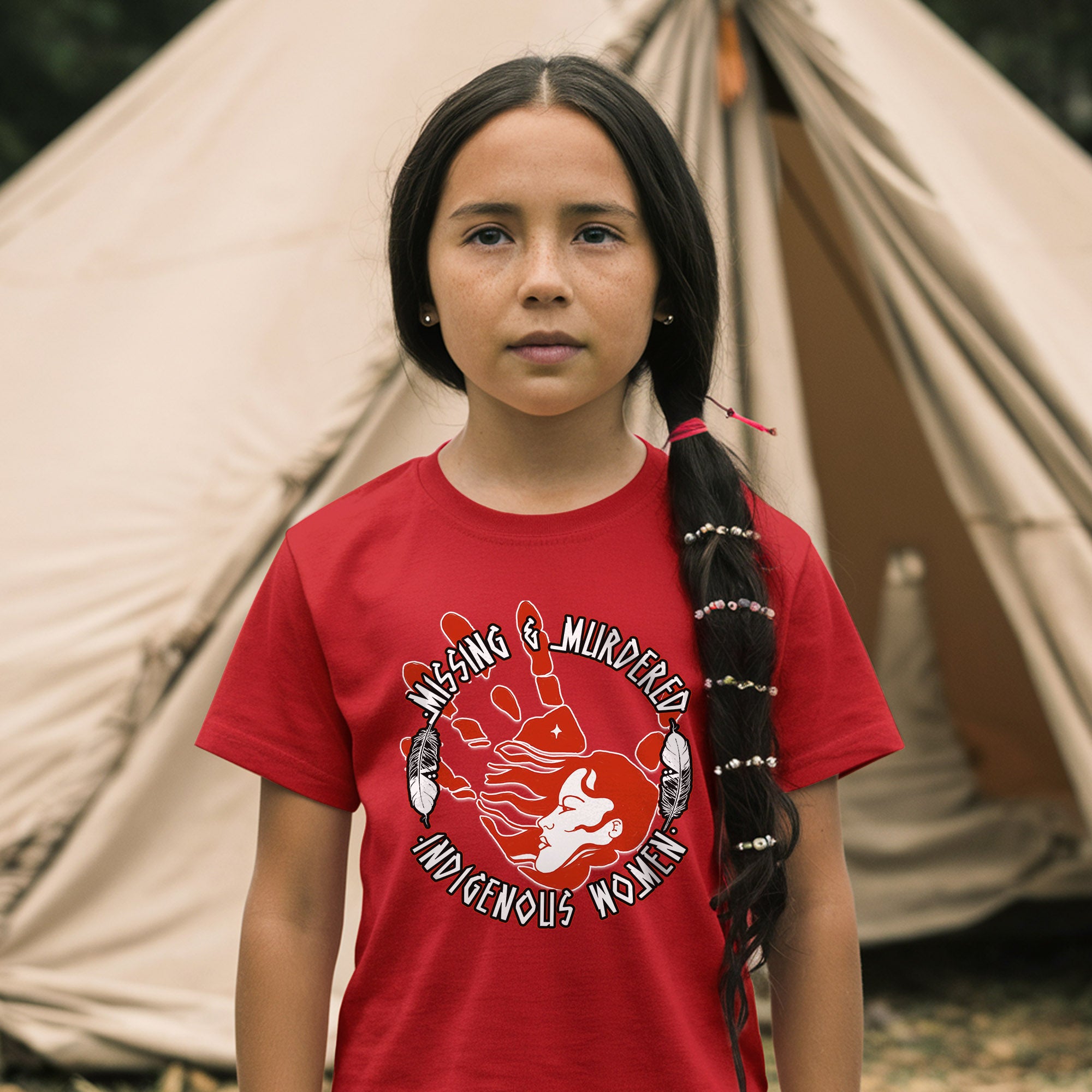 MMIW Red Hand Missing Murdered Indigenous Women Unisex Hoodie/Sweatshirt/T-Shirt