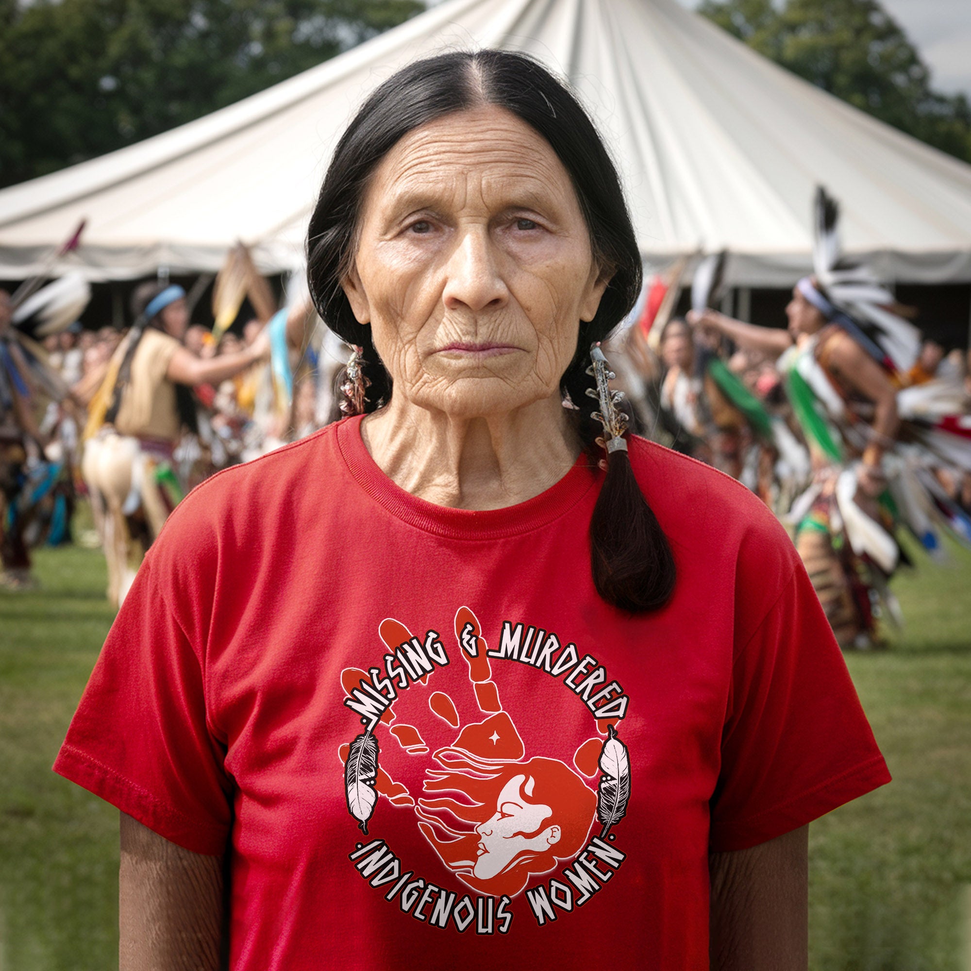 MMIW Red Hand Missing Murdered Indigenous Women Unisex Hoodie/Sweatshirt/T-Shirt