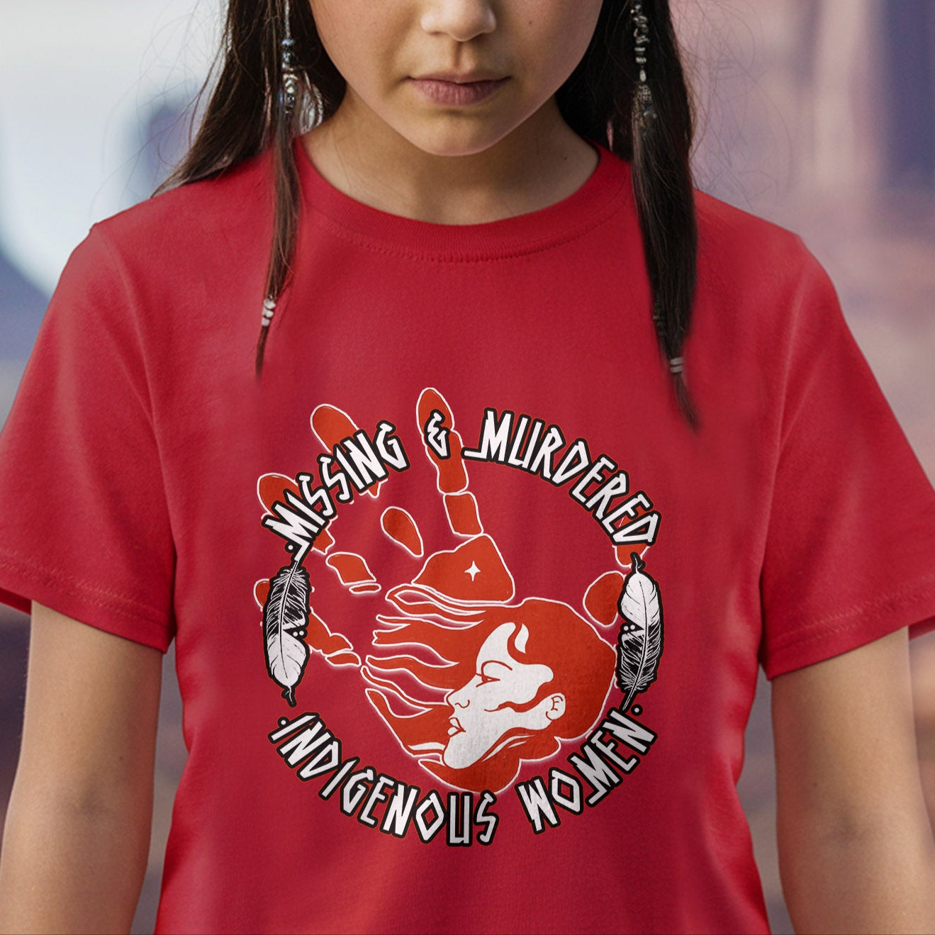 MMIW Red Hand Missing Murdered Indigenous Women Unisex Hoodie/Sweatshirt/T-Shirt