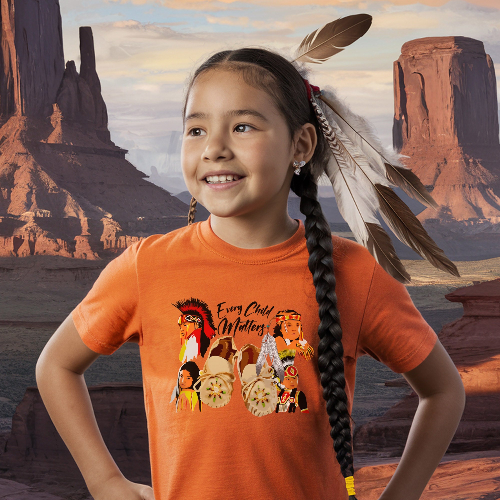 Children and Tribes United Together Orange Shirt Unisex T-Shirt/Hoodie/Sweatshirt