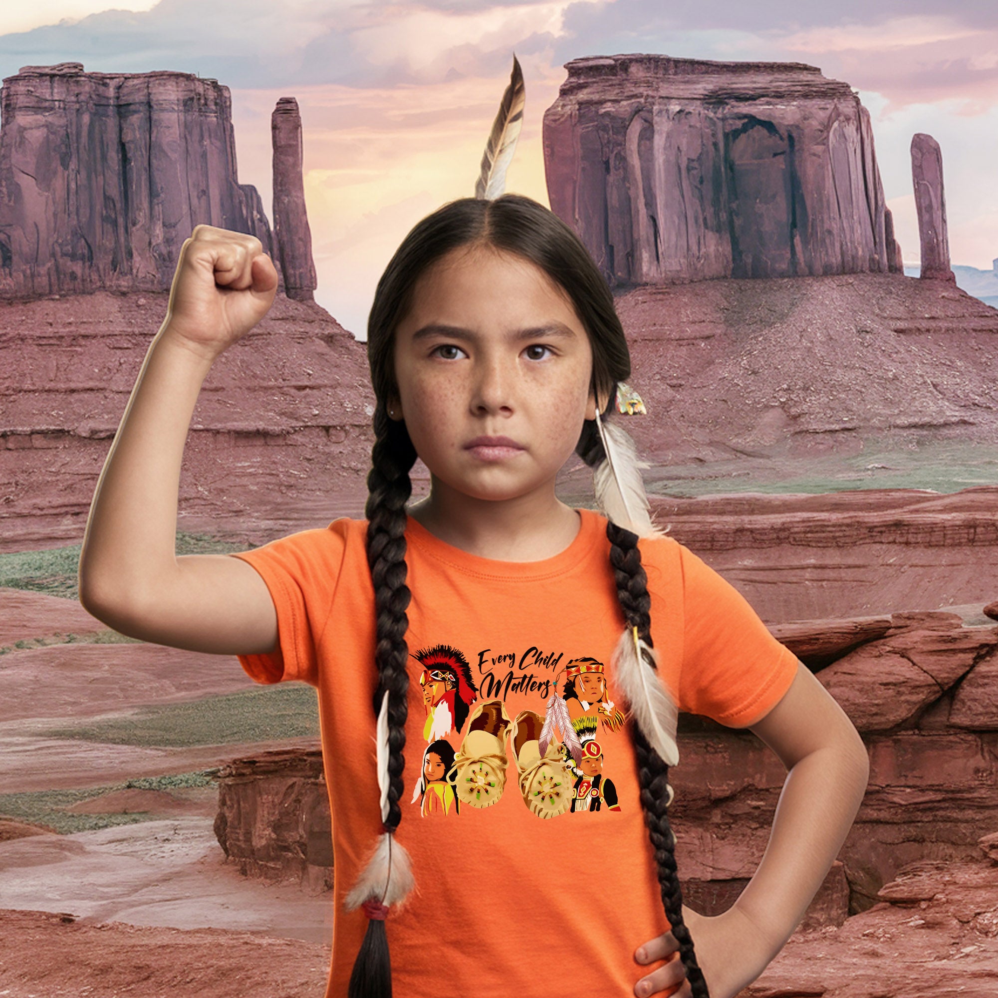 Children and Tribes United Together Orange Shirt Unisex T-Shirt/Hoodie/Sweatshirt