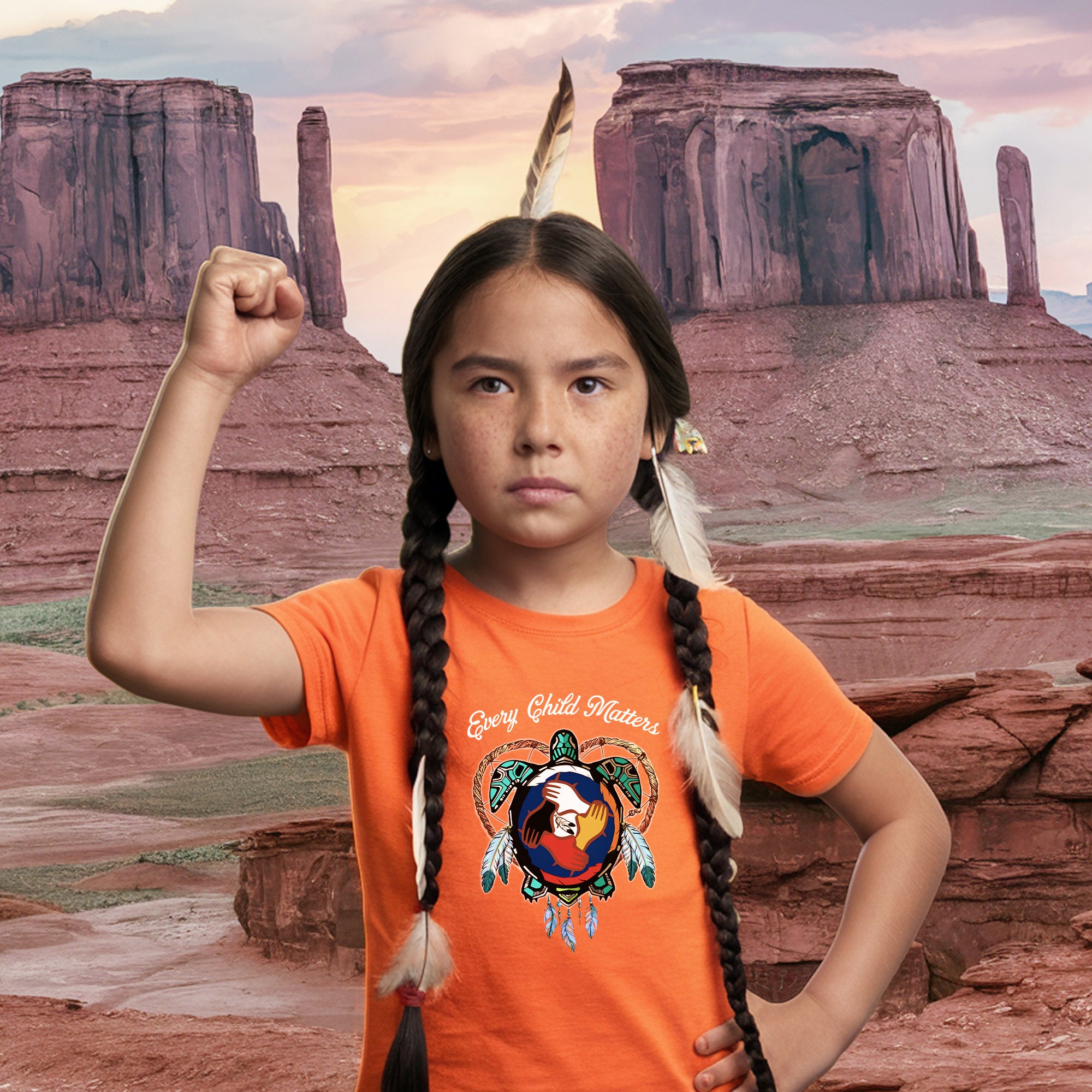 Unity for the Future of Indigenous Children Strength of the Turtle Island Unisex T-Shirt/Hoodie/Sweatshirt