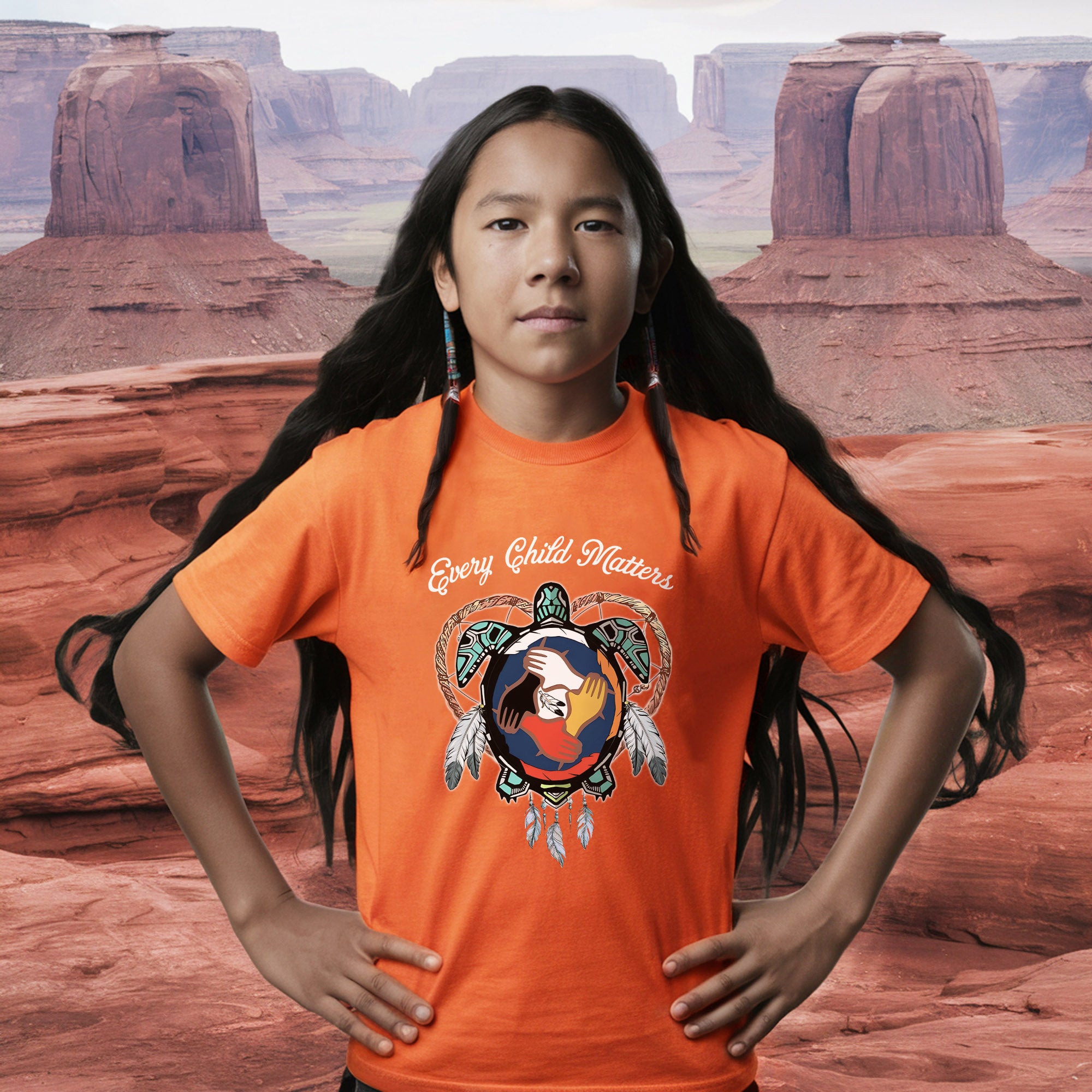 Unity for the Future of Indigenous Children Strength of the Turtle Island Unisex T-Shirt/Hoodie/Sweatshirt