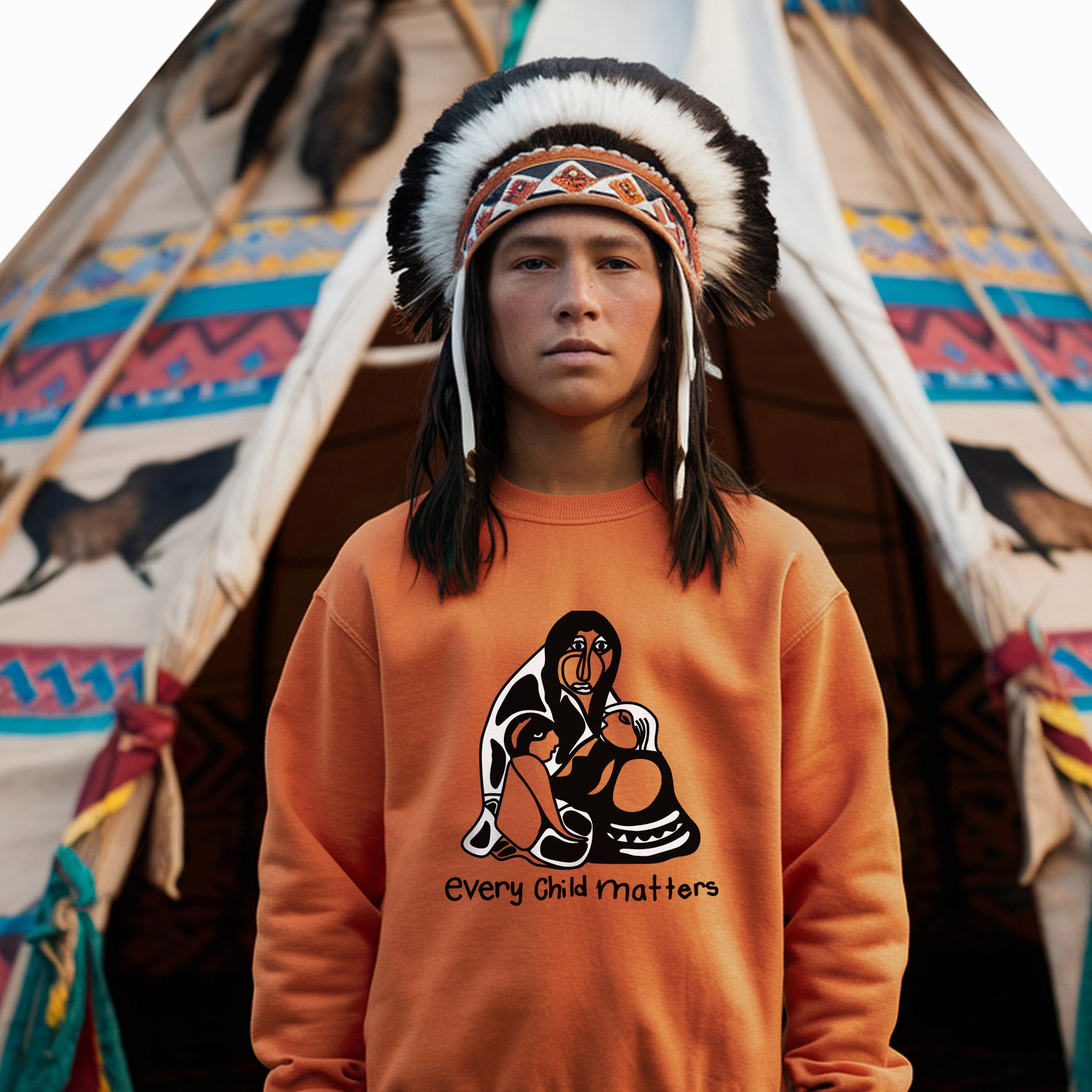 Every Child Matters Grandma With Grandniece Together For Orange Day Unisex T-Shirt/Hoodie/Sweatshirt