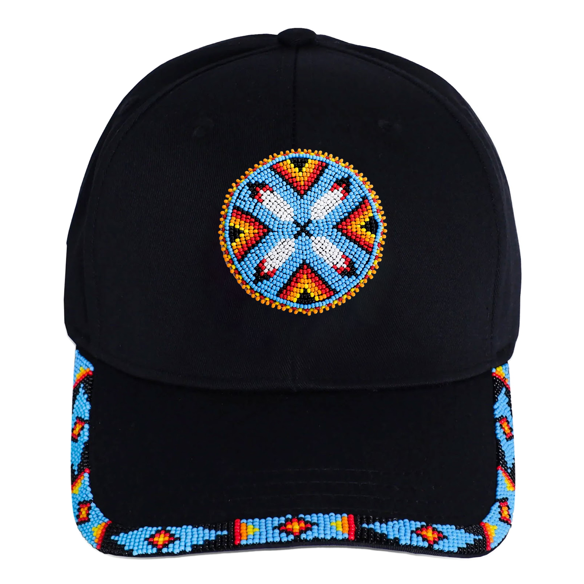 Native american hot sale beaded baseball caps