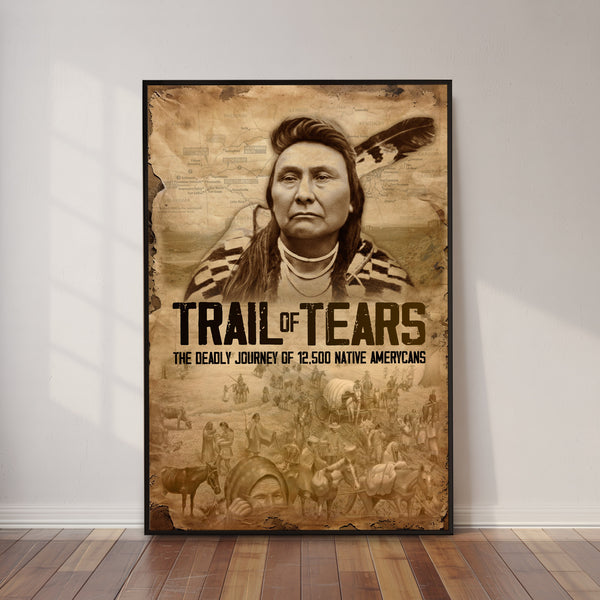 Native Spirit - Trail Of Tears Artwork Poster/ Canvas – Welcome