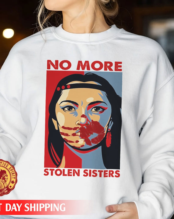 MMIW No More Stolen Sisters Red Hand Unisex Hoodie/Sweatshirt/T-Shirt 019