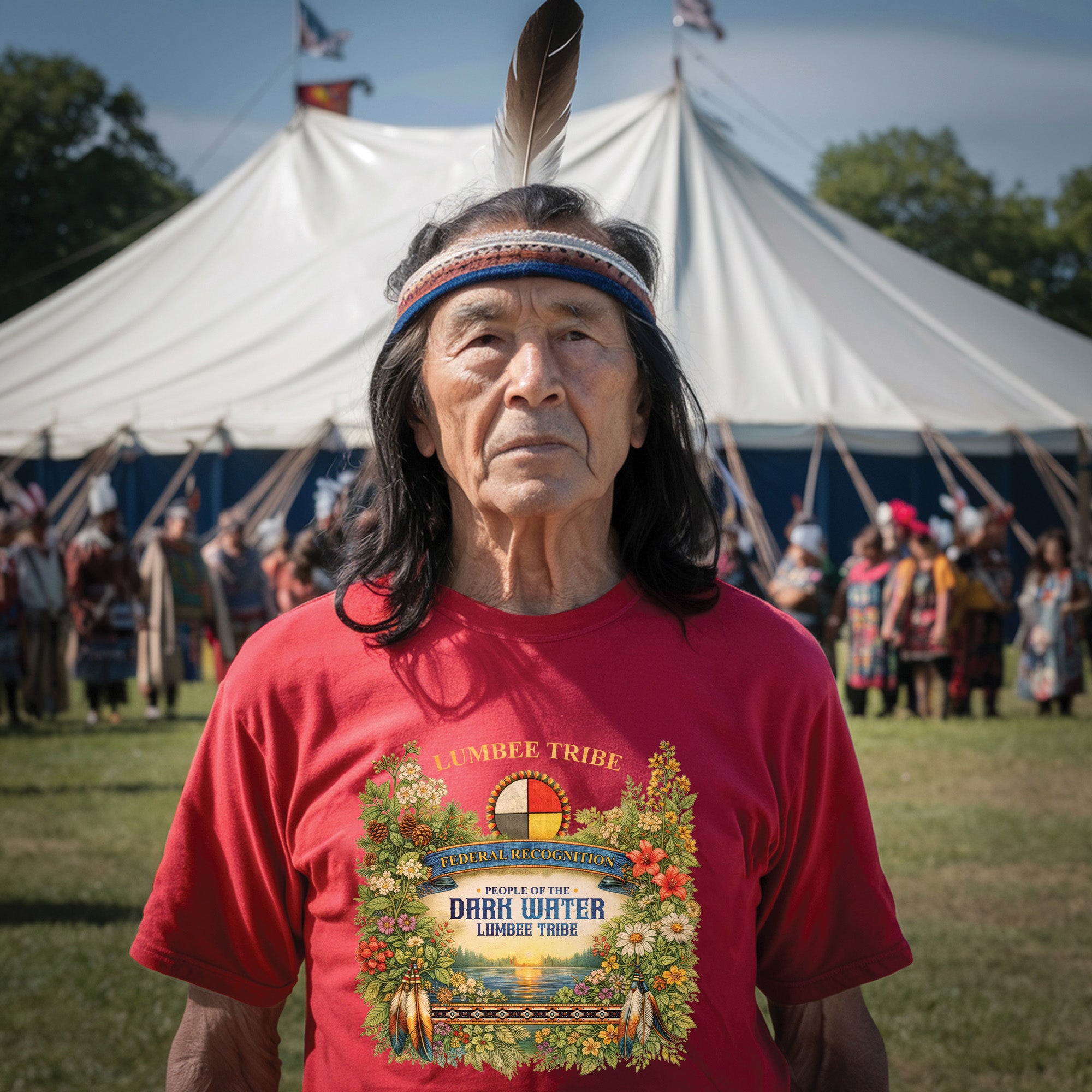 Lumbee Tribe Federal Recognition – Dark Water People Native American Art Unisex T-shirt/T-shirt V-neck/Hoodie/Sweatshirt