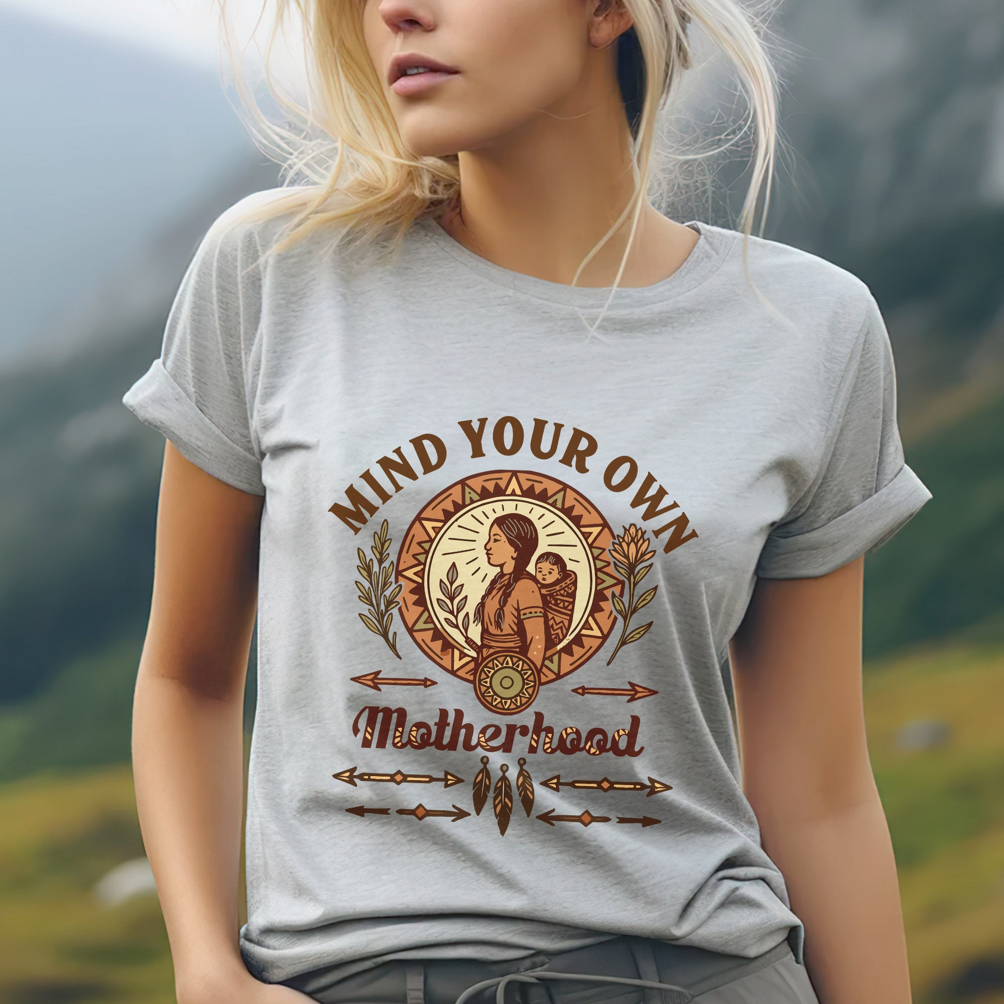 Mind Your Own Motherhood - One Side Unisex Style 7 T-Shirt/T-Shirt V-Neck/Hoodie/Sweatshirt