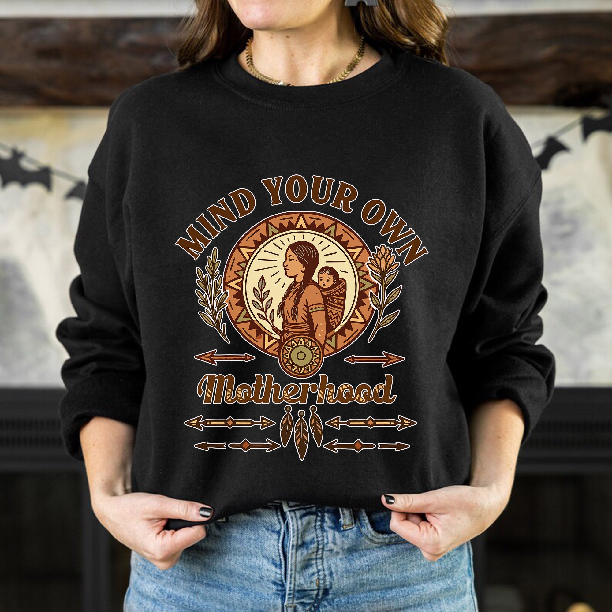 Mind Your Own Motherhood - One Side Unisex Style 7 T-Shirt/T-Shirt V-Neck/Hoodie/Sweatshirt