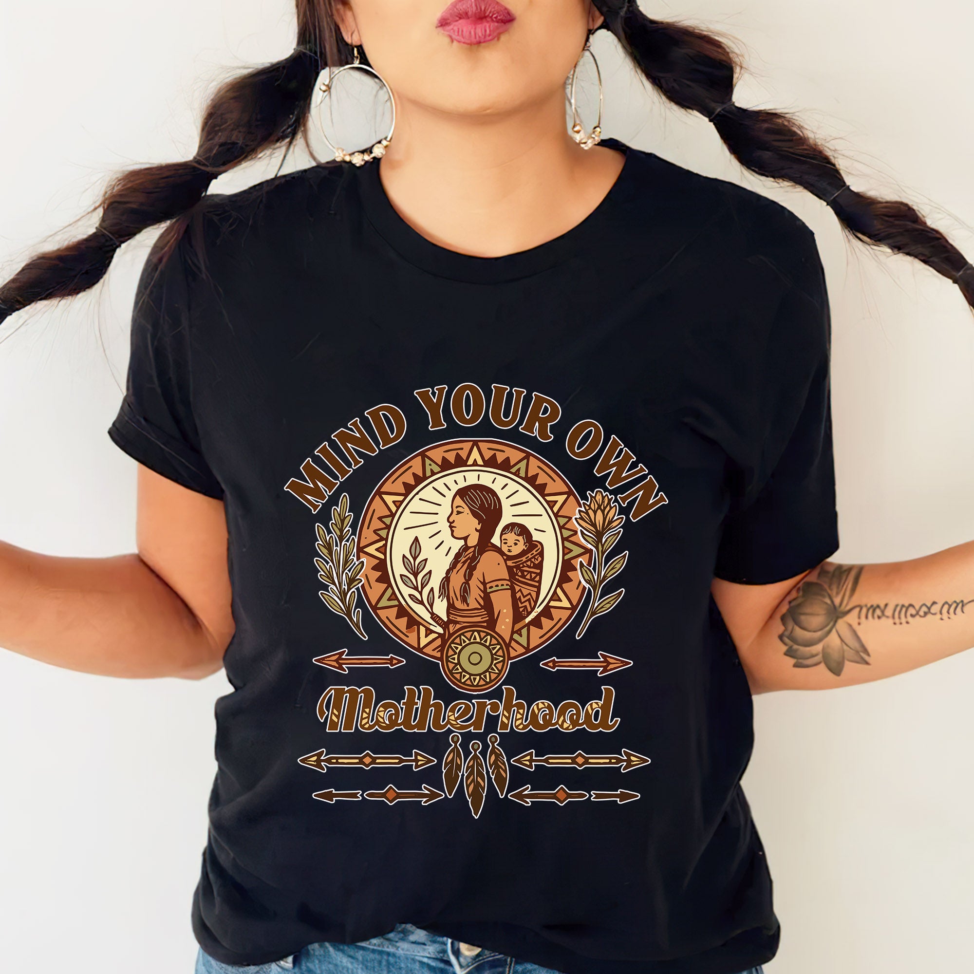 Mind Your Own Motherhood - One Side Unisex Style 7 T-Shirt/T-Shirt V-Neck/Hoodie/Sweatshirt