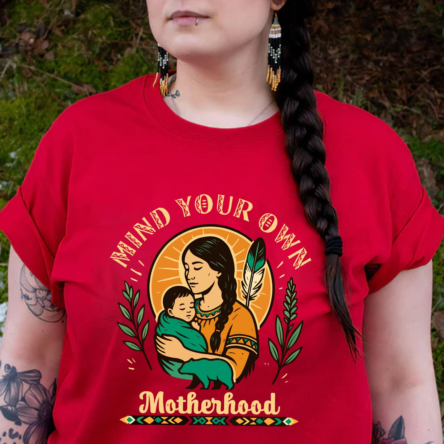 Mind Your Own Motherhood - One Side Unisex Style 8 T-Shirt/T-Shirt V-Neck/Hoodie/Sweatshirt