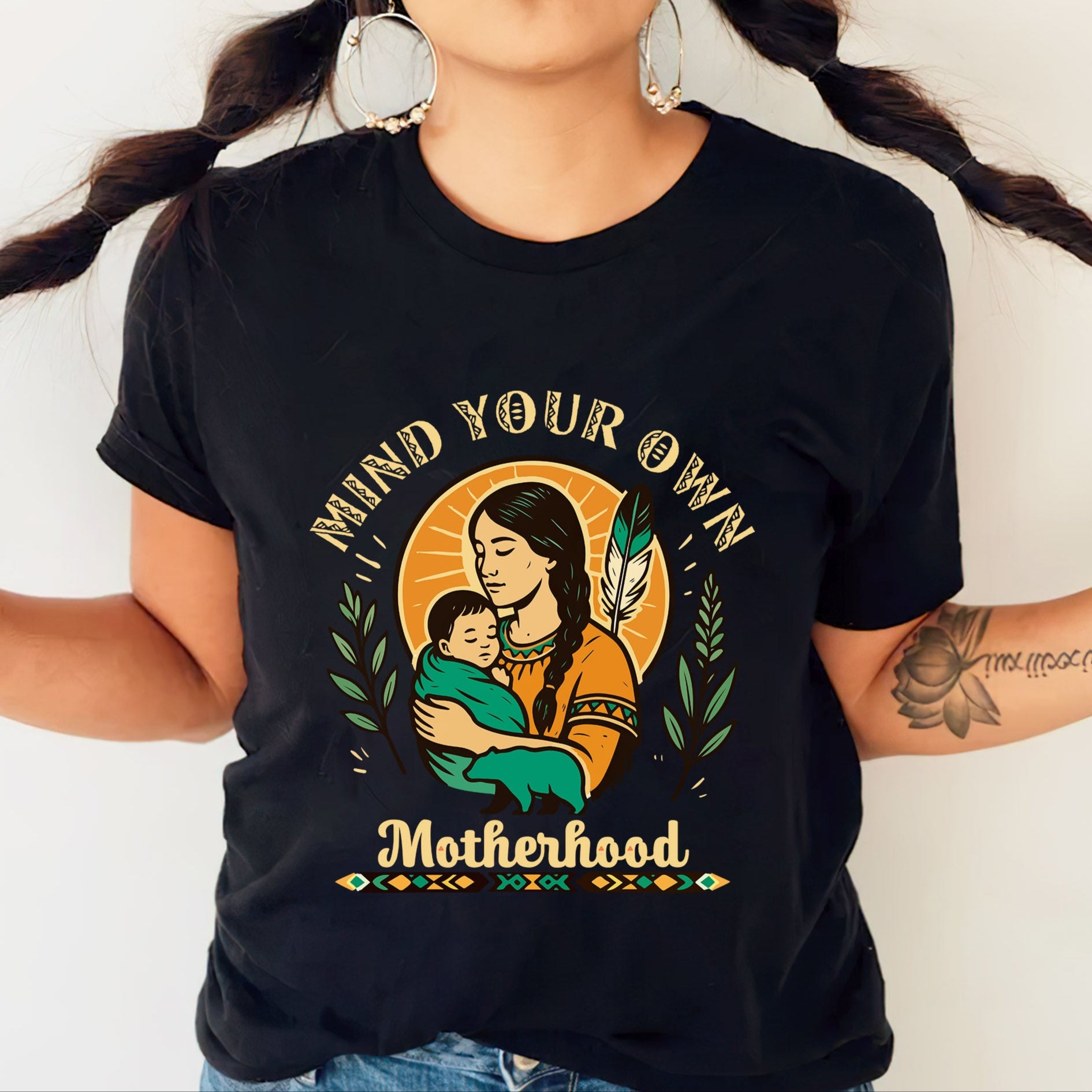Mind Your Own Motherhood - One Side Unisex Style 8 T-Shirt/T-Shirt V-Neck/Hoodie/Sweatshirt