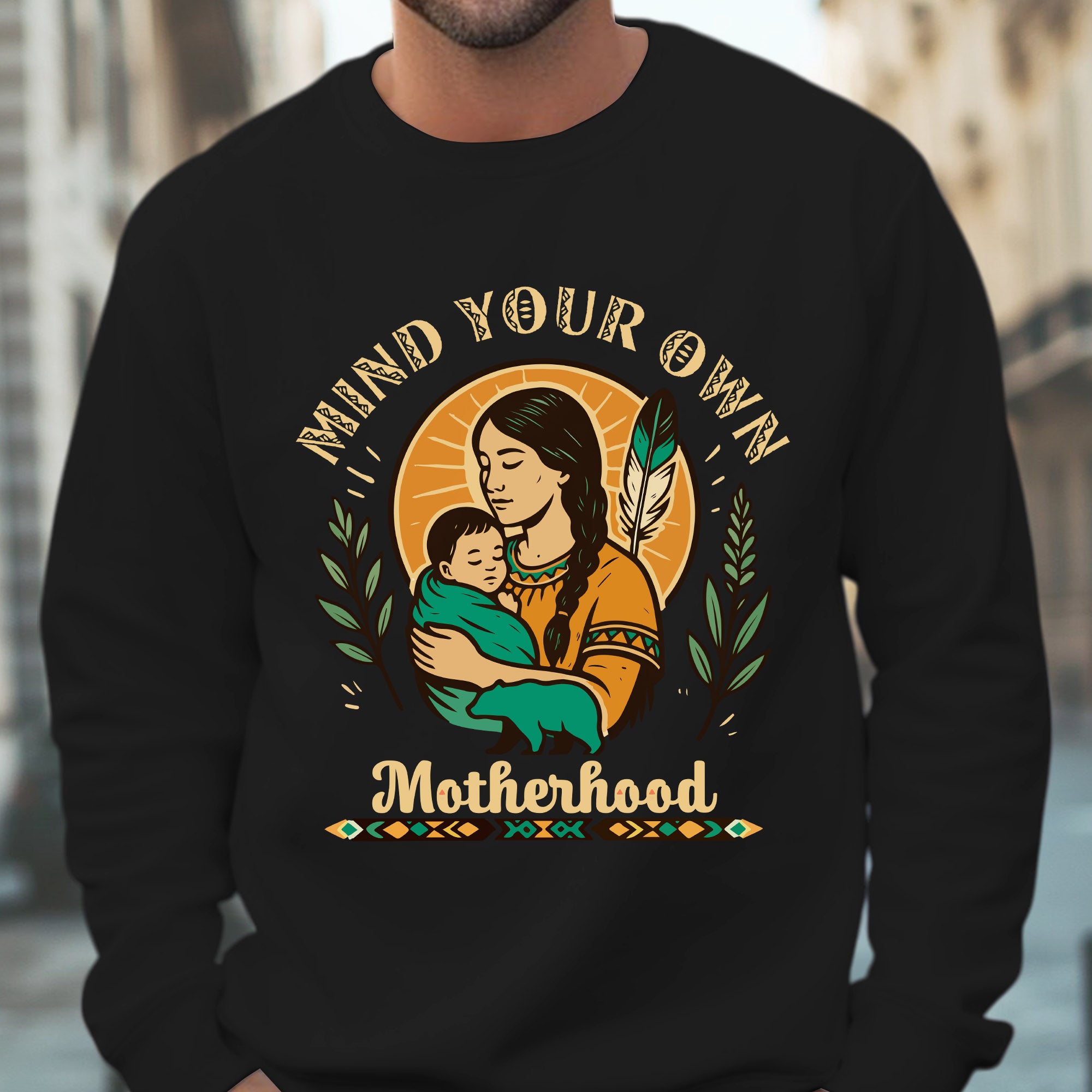 Mind Your Own Motherhood - One Side Unisex Style 8 T-Shirt/T-Shirt V-Neck/Hoodie/Sweatshirt