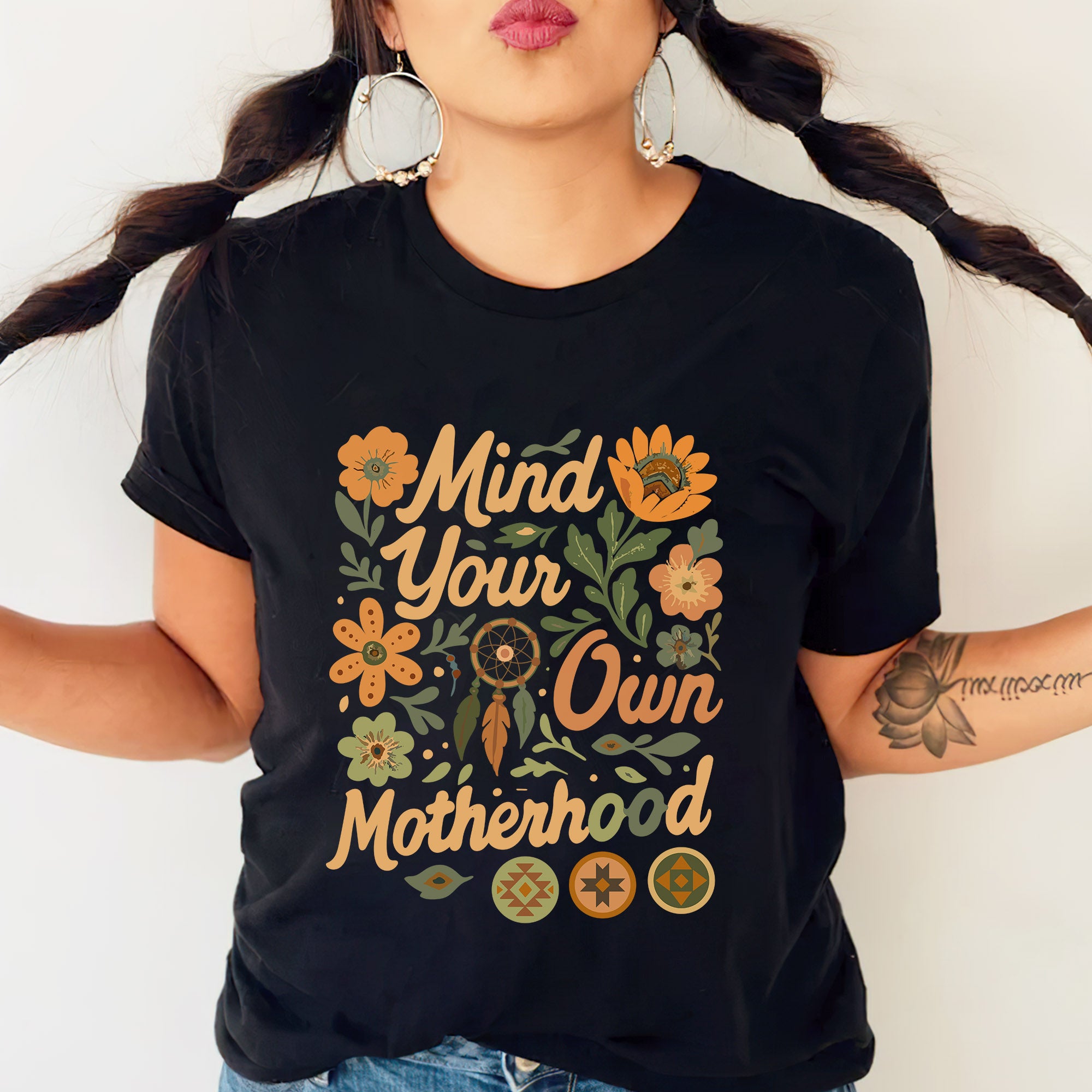 Mind Your Own Motherhood - One Side Unisex Style 9 T-Shirt/T-Shirt V-Neck/Hoodie/Sweatshirt