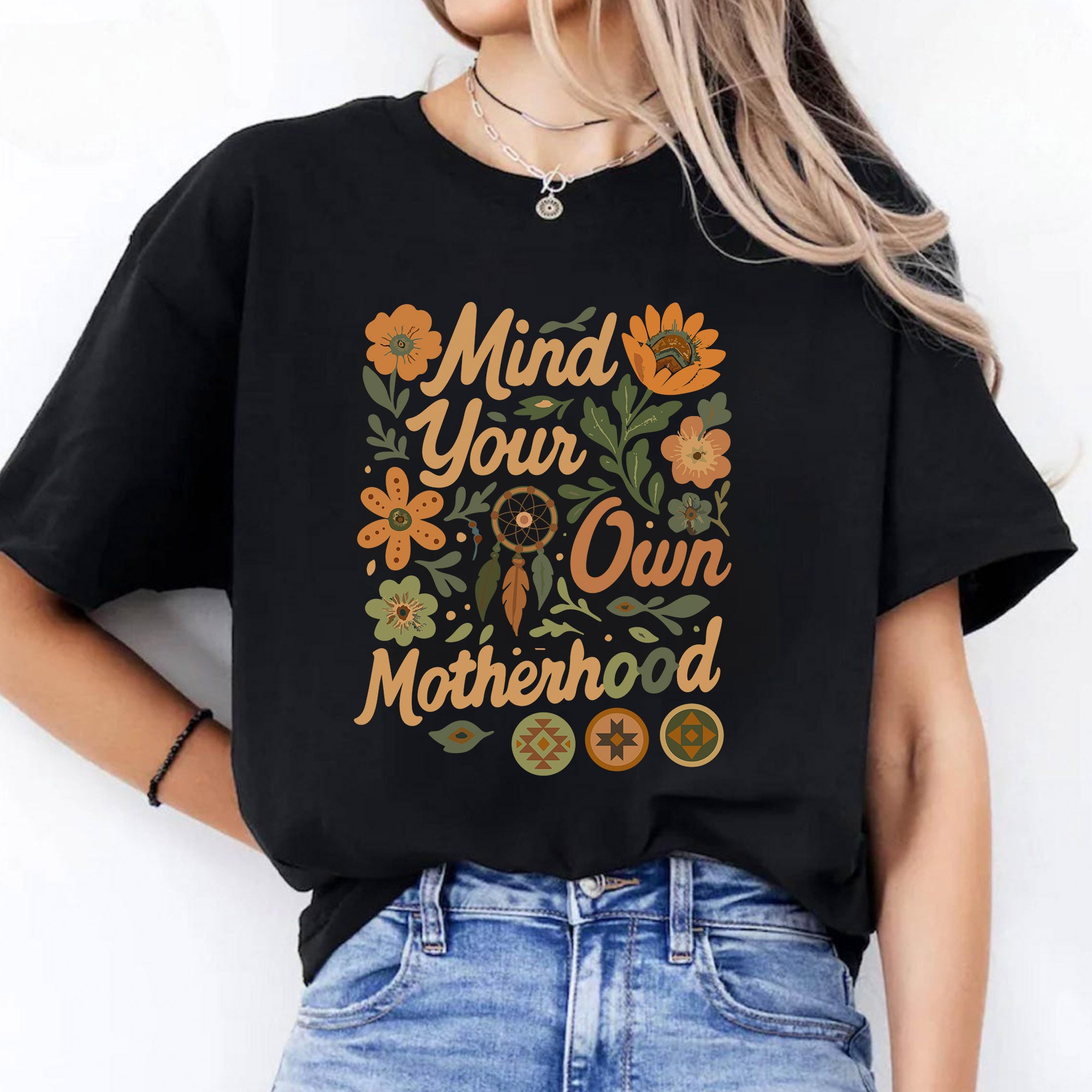 Mind Your Own Motherhood - One Side Unisex Style 9 T-Shirt/T-Shirt V-Neck/Hoodie/Sweatshirt
