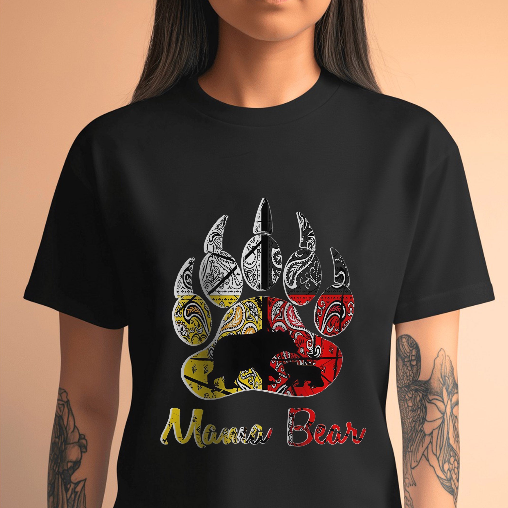 Bear Paw Mama - Unisex T-Shirt/T-Shirt V-Neck/Hoodie/Sweatshirt