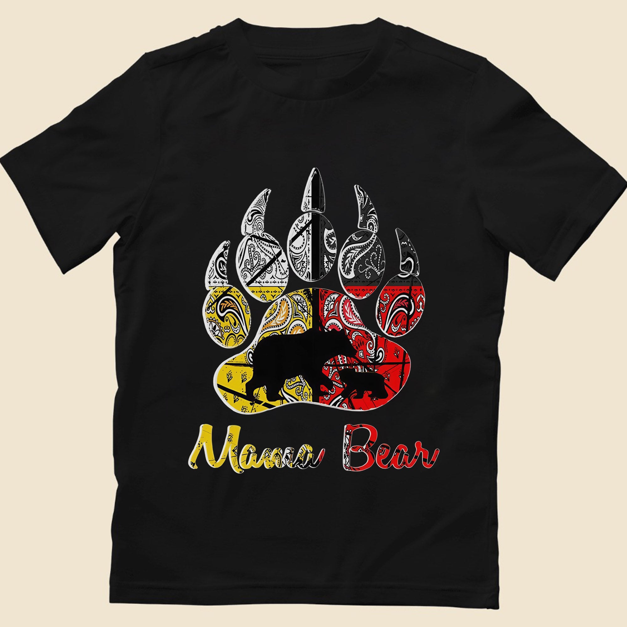 Bear Paw Mama - Unisex T-Shirt/T-Shirt V-Neck/Hoodie/Sweatshirt
