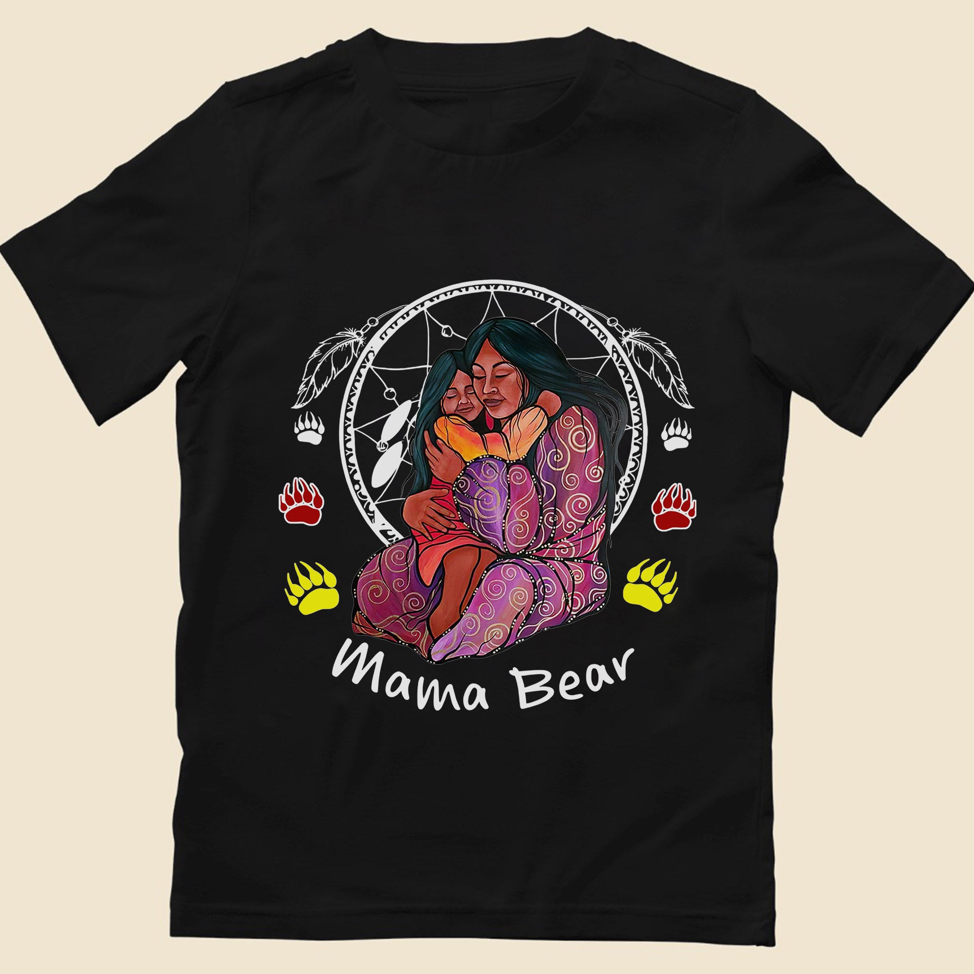 Mama Bear – Embracing Love and Strength Tee Unisex T-Shirt/T-Shirt V-Neck/Hoodie/Sweatshirt
