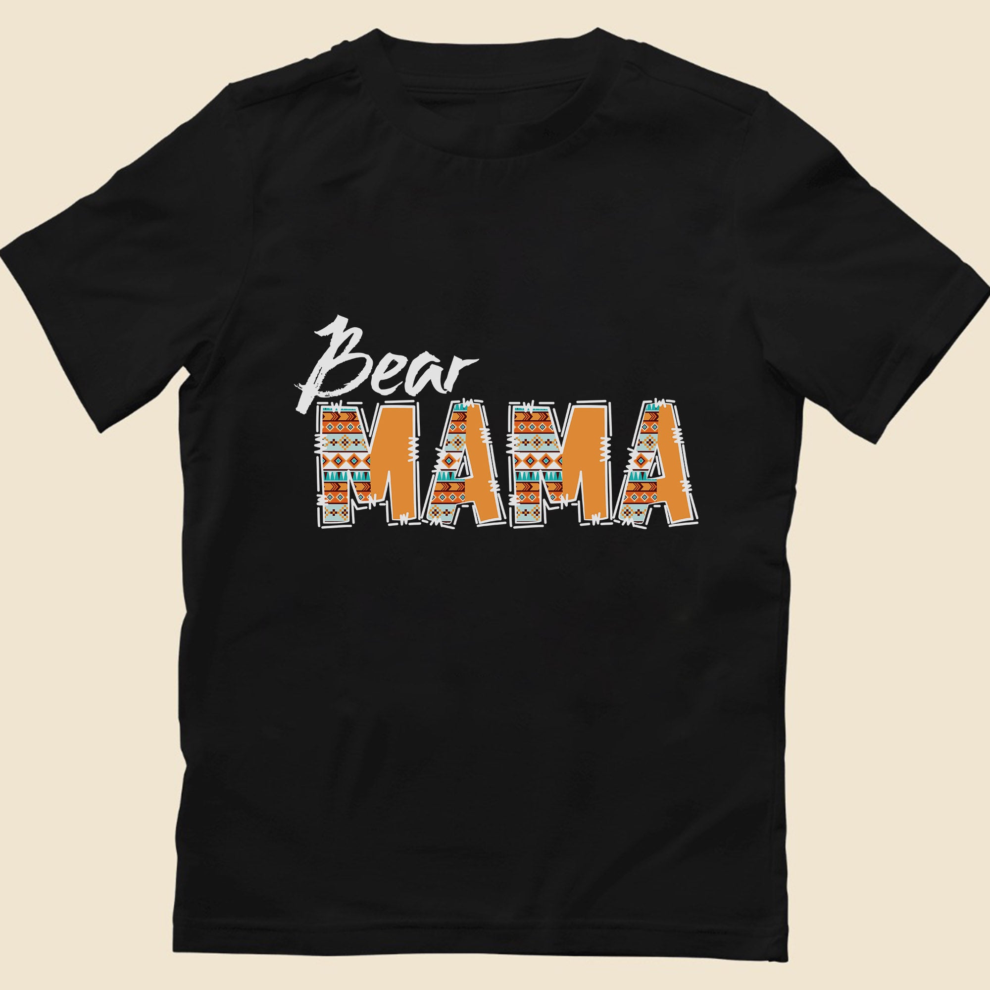 Bear Mama – Tribal Print Unisex T-Shirt/T-Shirt V-Neck/Hoodie/Sweatshirt