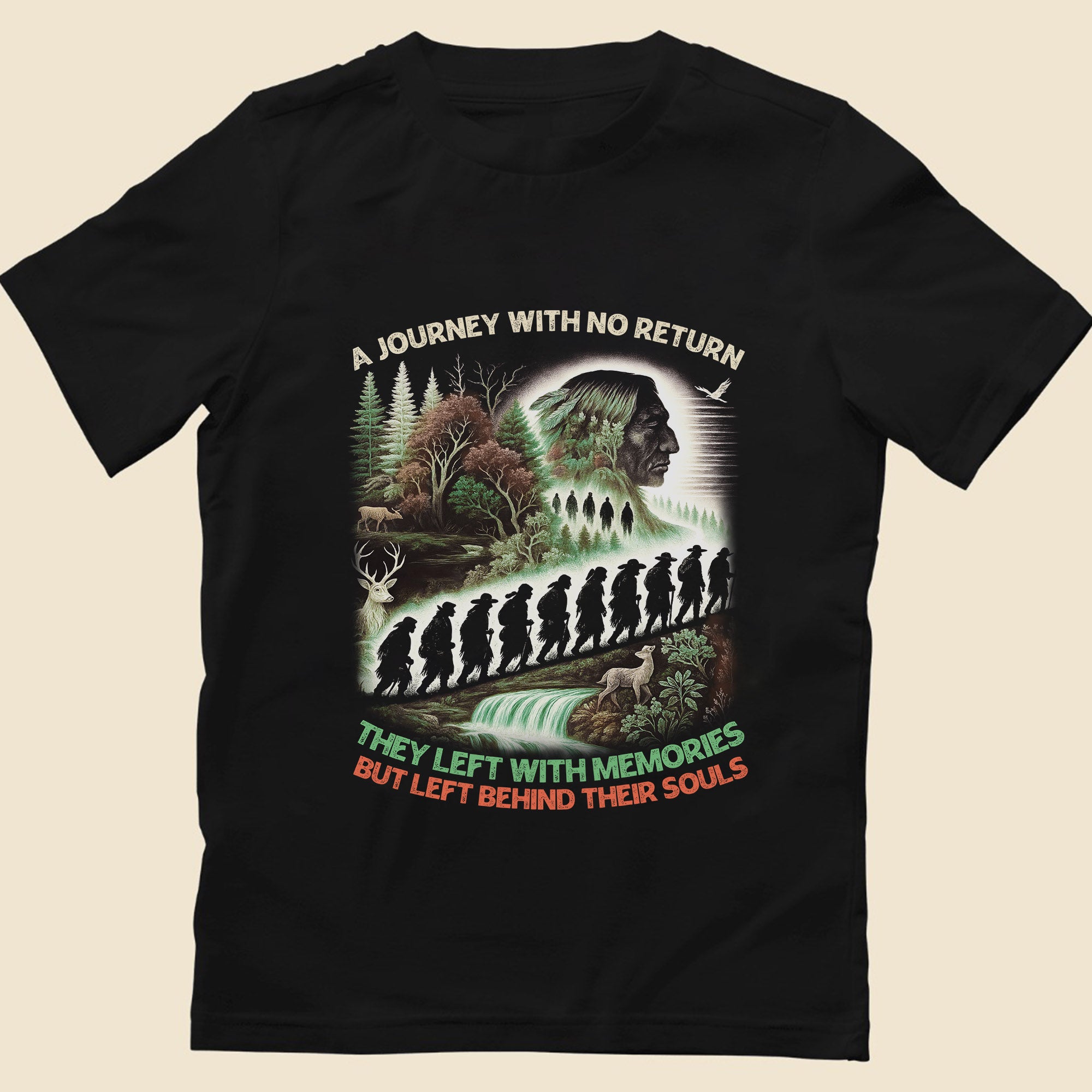 A Journey with No Return - Native Spirit Memorial - Unisex T-Shirt/T-Shirt V-Neck/Hoodie/Sweatshirt