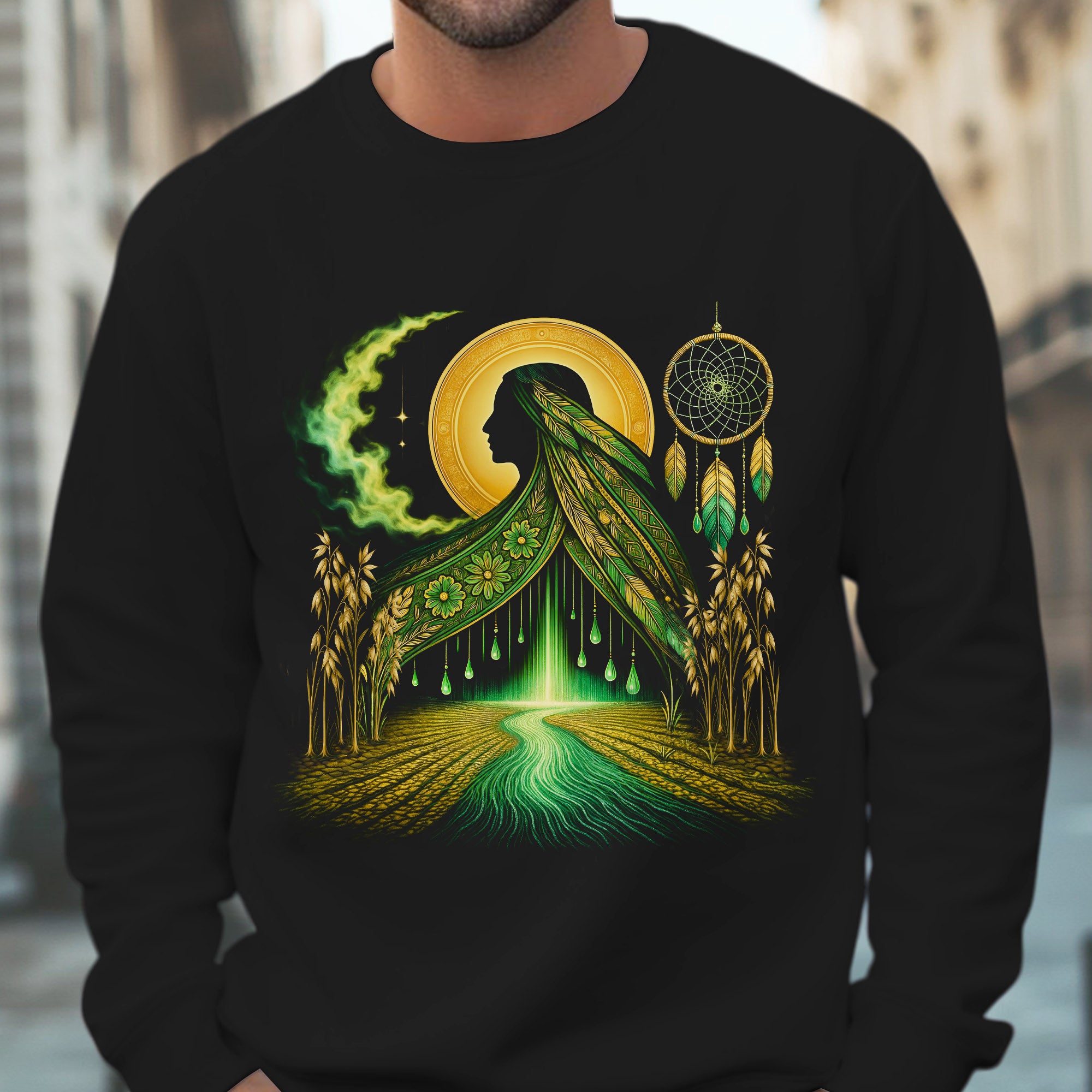Eternal Spirit: The Sacred Flow - Unisex T-Shirt/T-Shirt V-Neck/Hoodie/Sweatshirt