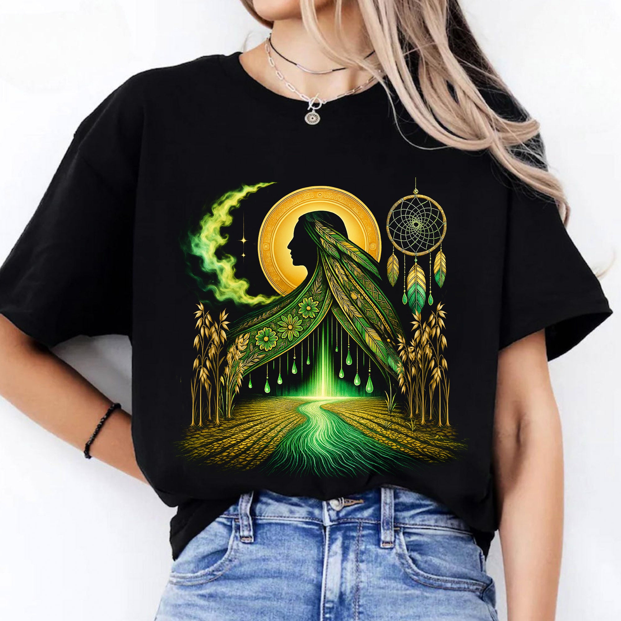 Eternal Spirit: The Sacred Flow - Unisex T-Shirt/T-Shirt V-Neck/Hoodie/Sweatshirt