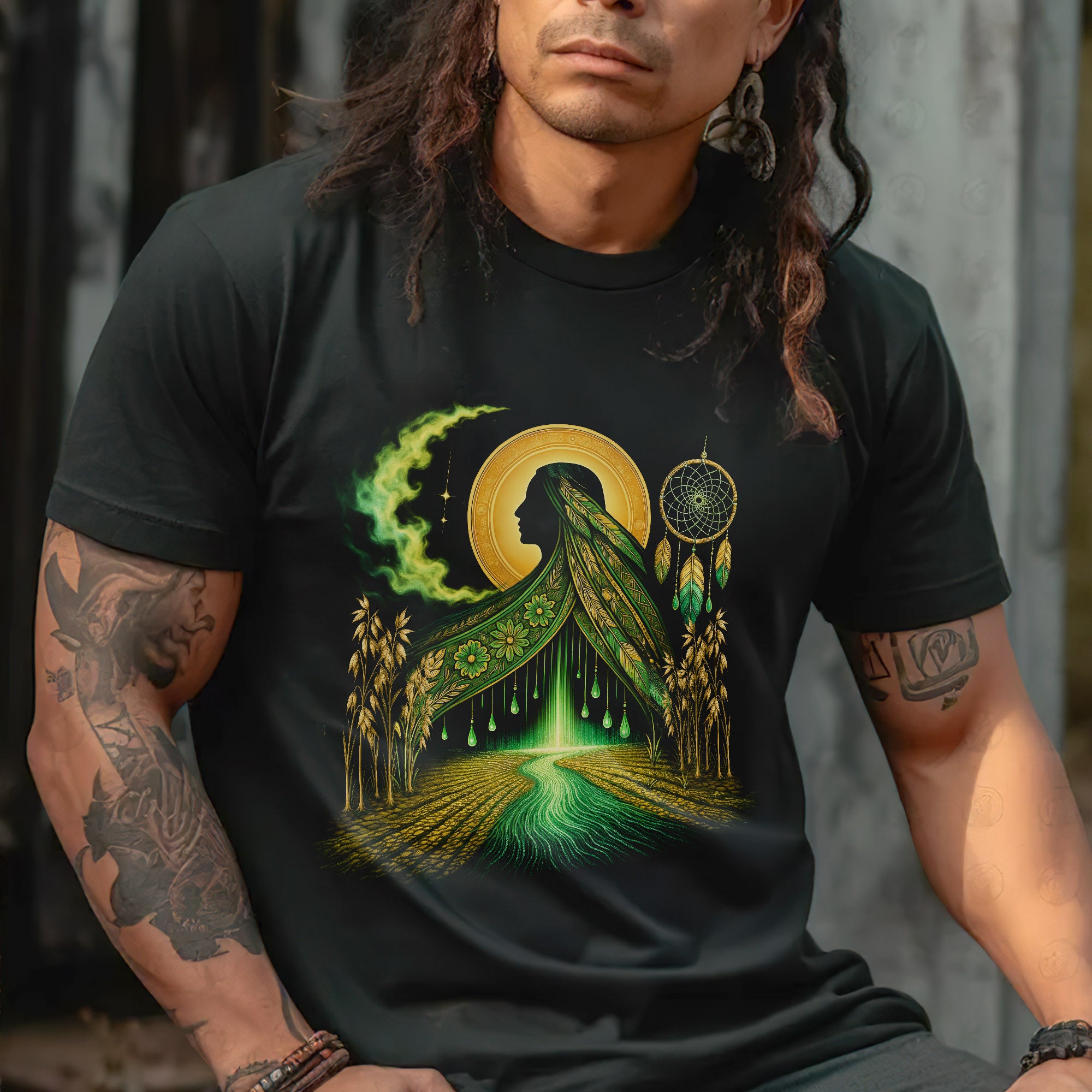 Eternal Spirit: The Sacred Flow - Unisex T-Shirt/T-Shirt V-Neck/Hoodie/Sweatshirt
