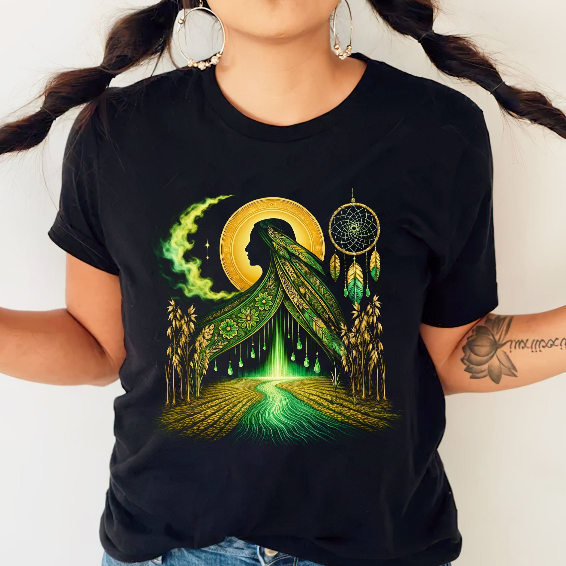 Eternal Spirit: The Sacred Flow - Unisex T-Shirt/T-Shirt V-Neck/Hoodie/Sweatshirt