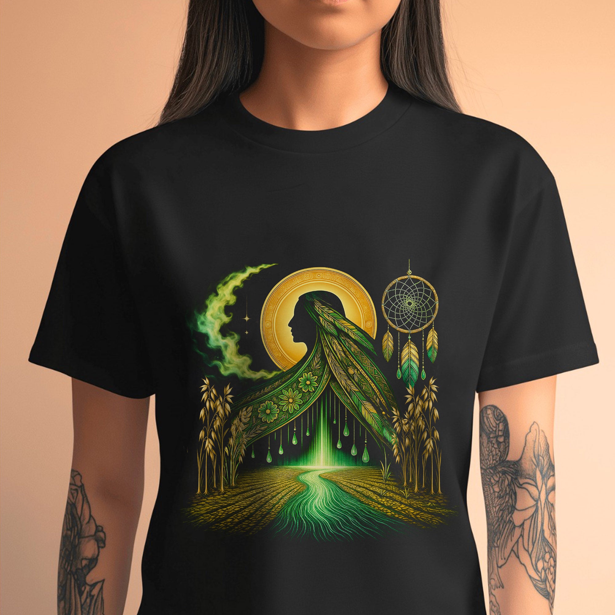 Eternal Spirit: The Sacred Flow - Unisex T-Shirt/T-Shirt V-Neck/Hoodie/Sweatshirt