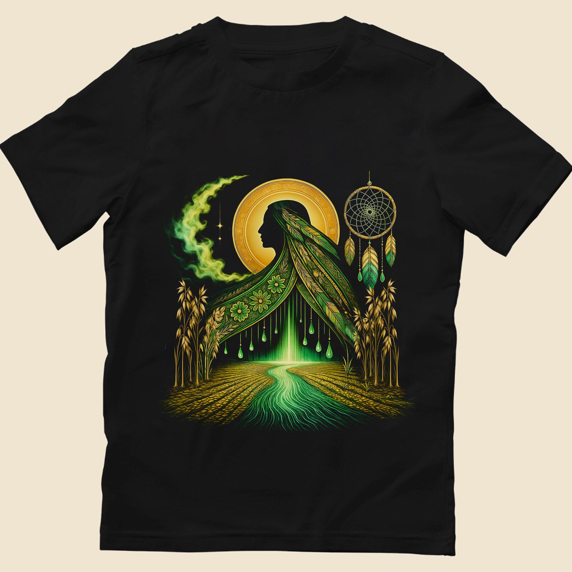 Eternal Spirit: The Sacred Flow - Unisex T-Shirt/T-Shirt V-Neck/Hoodie/Sweatshirt