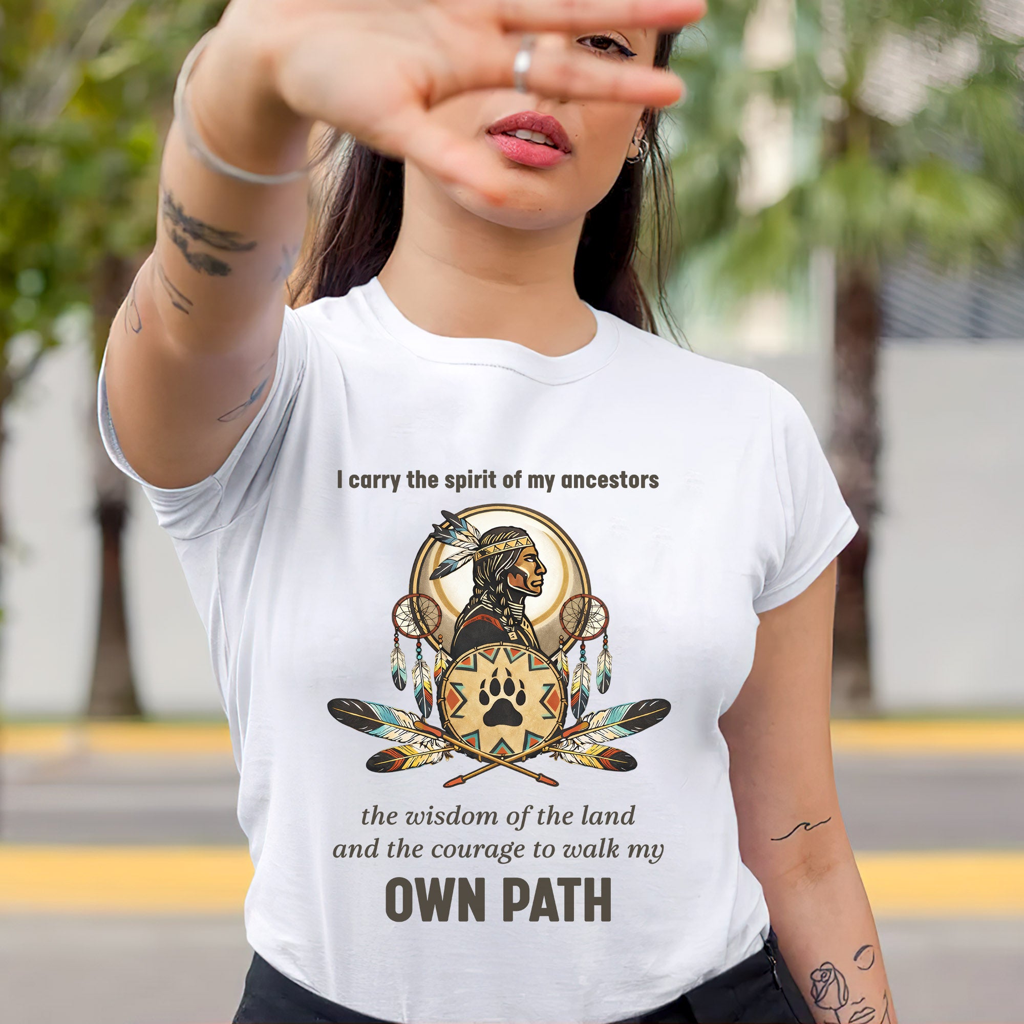 I Carry the Spirit of My Ancestors Native American Unisex T-shirt/T-shirt V-Neck/Hoodie/Sweatshirt