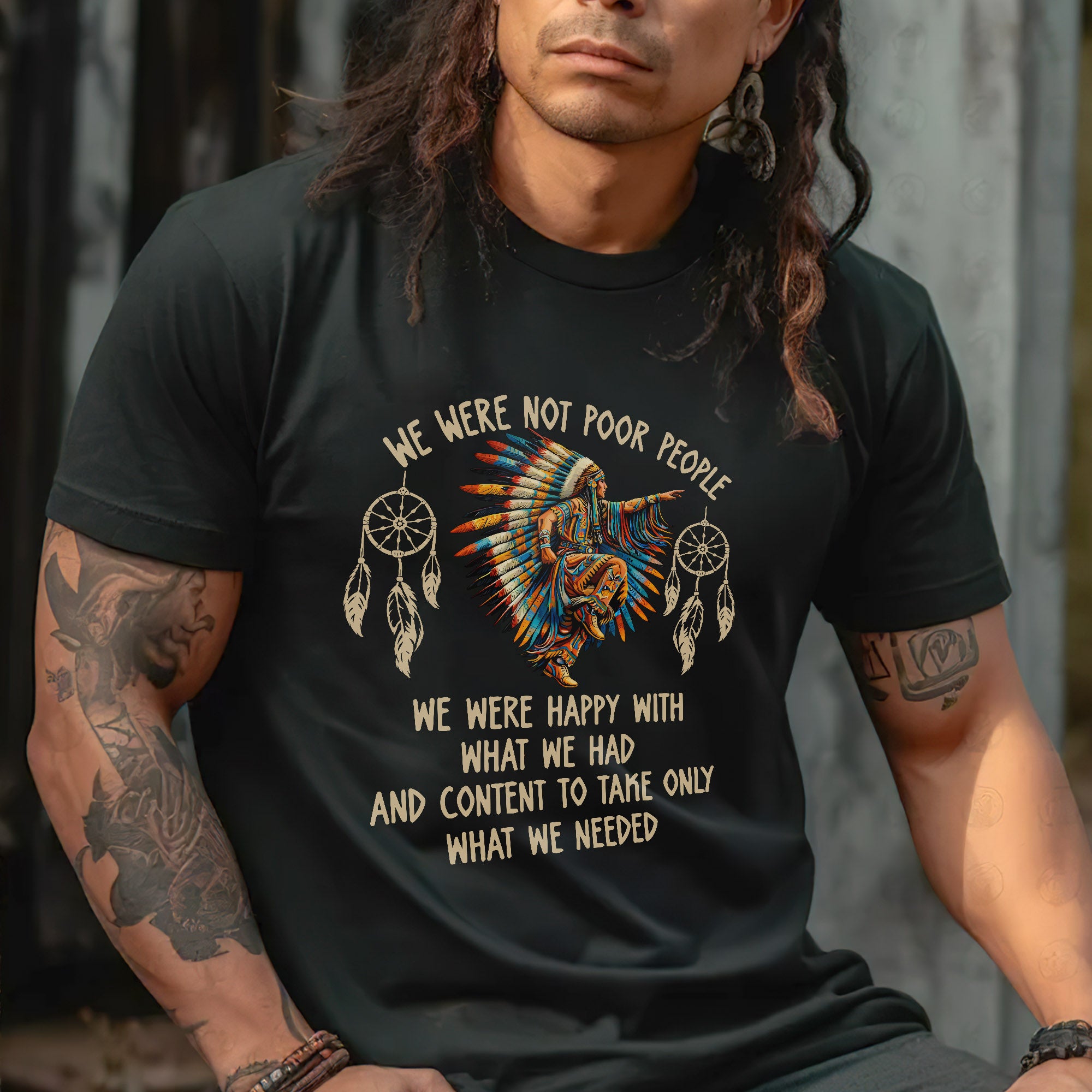 We Were Not Poor People – Native American Unisex T-shirt/T-shirt V-Neck/Hoodie/Sweatshirt
