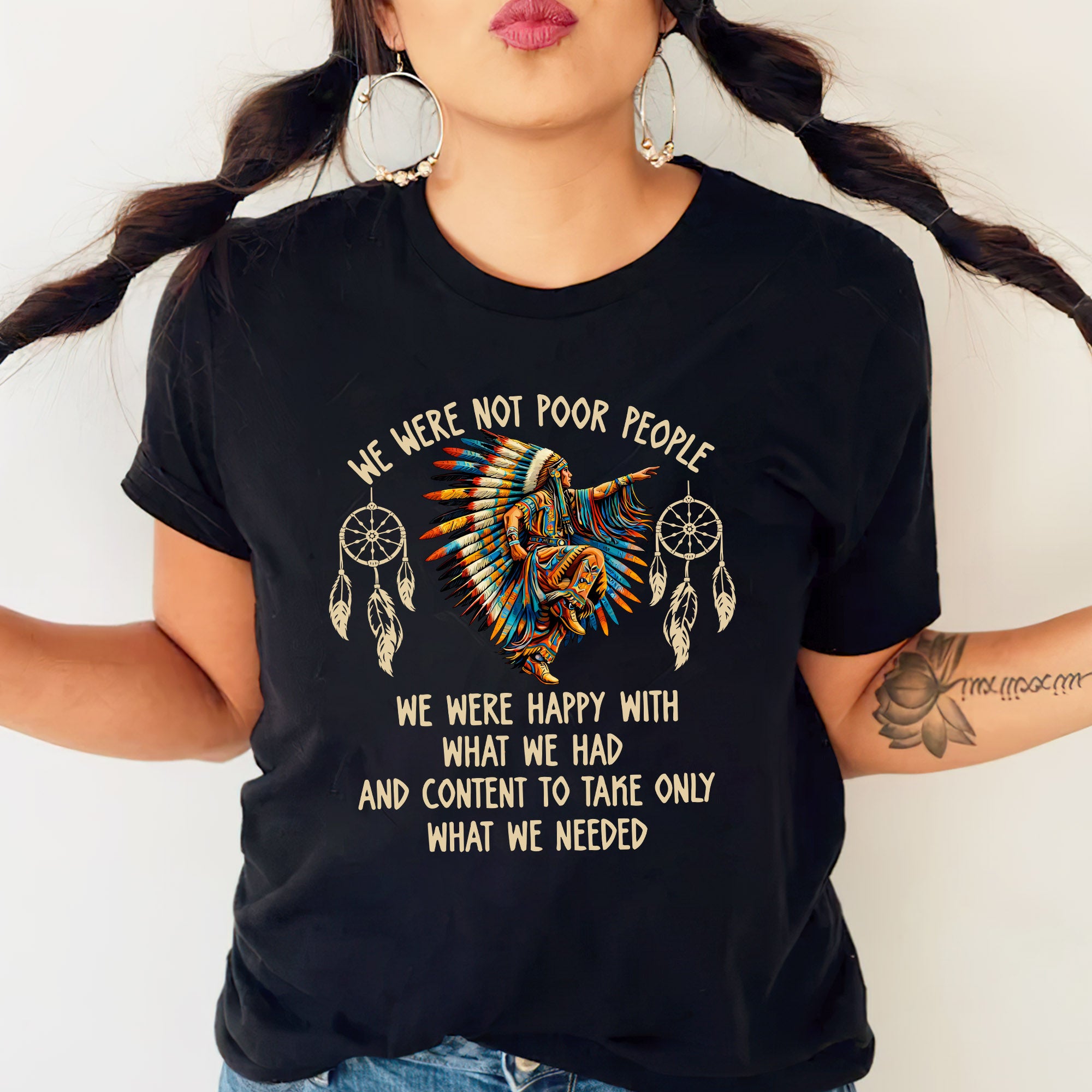 We Were Not Poor People – Native American Unisex T-shirt/T-shirt V-Neck/Hoodie/Sweatshirt