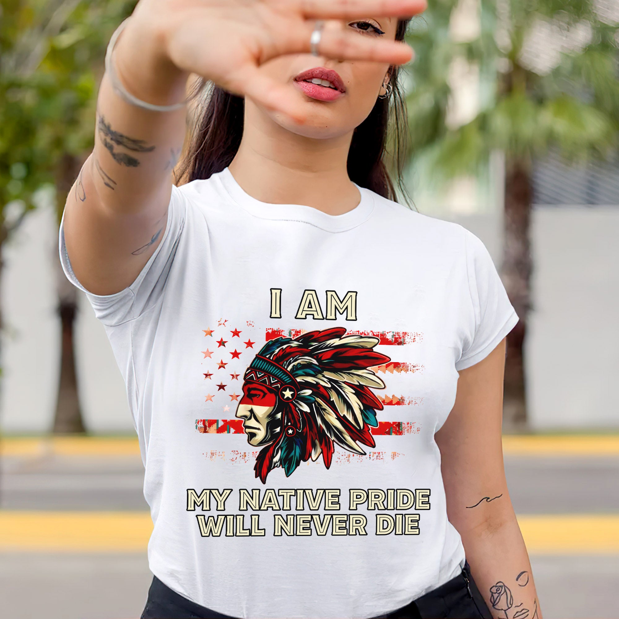 I Am My Native Pride Will Never Die – Native American Heritage Unisex T-shirt/T-shirt V-Neck/Hoodie/Sweatshirt