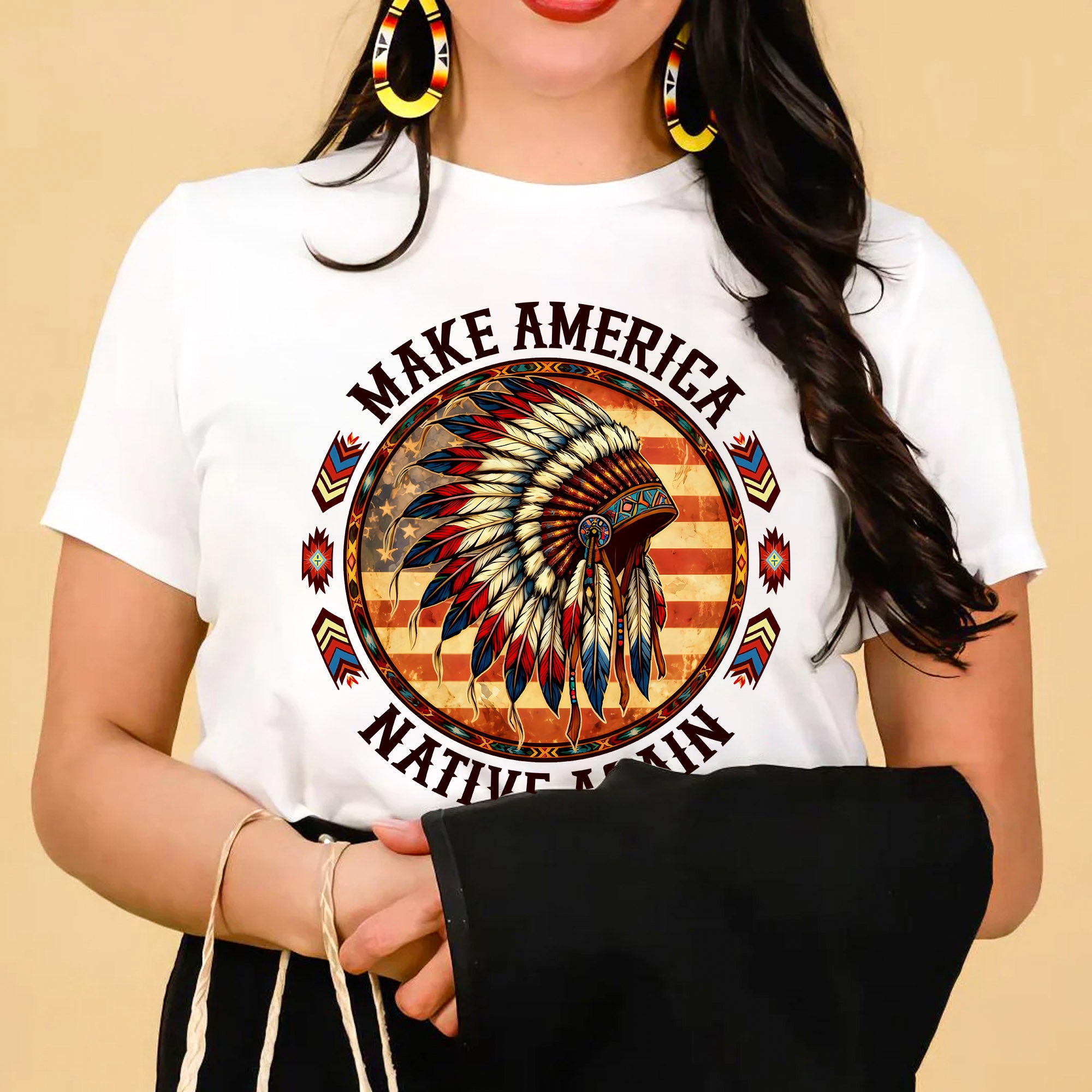 Make America Native Again – Indigenous Pride Unisex T-shirt/T-shirt V-Neck/Hoodie/Sweatshirt